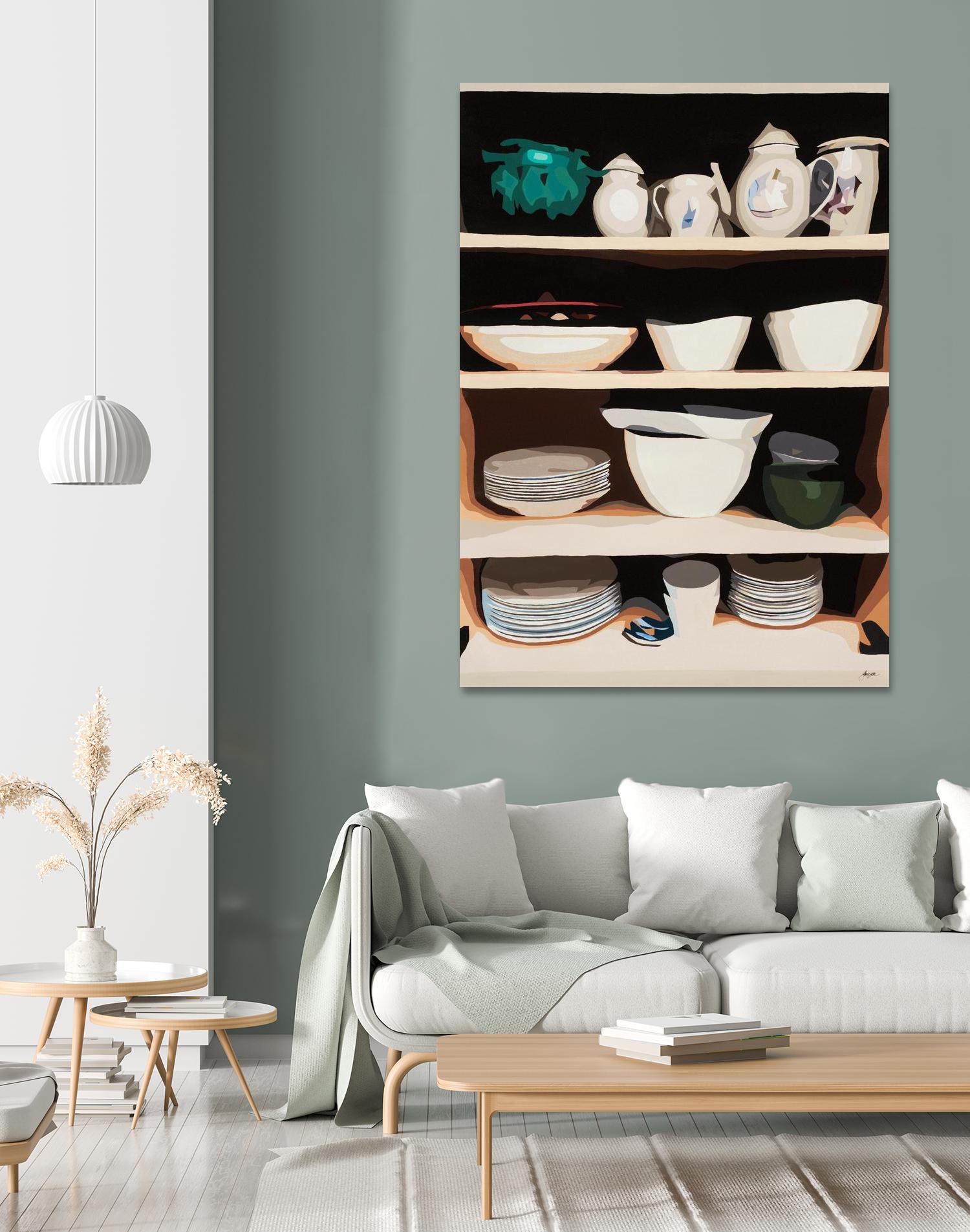 Shelf Isolation by Beth Ann Lawson on GIANT ART - whites & creams food & drink dishes