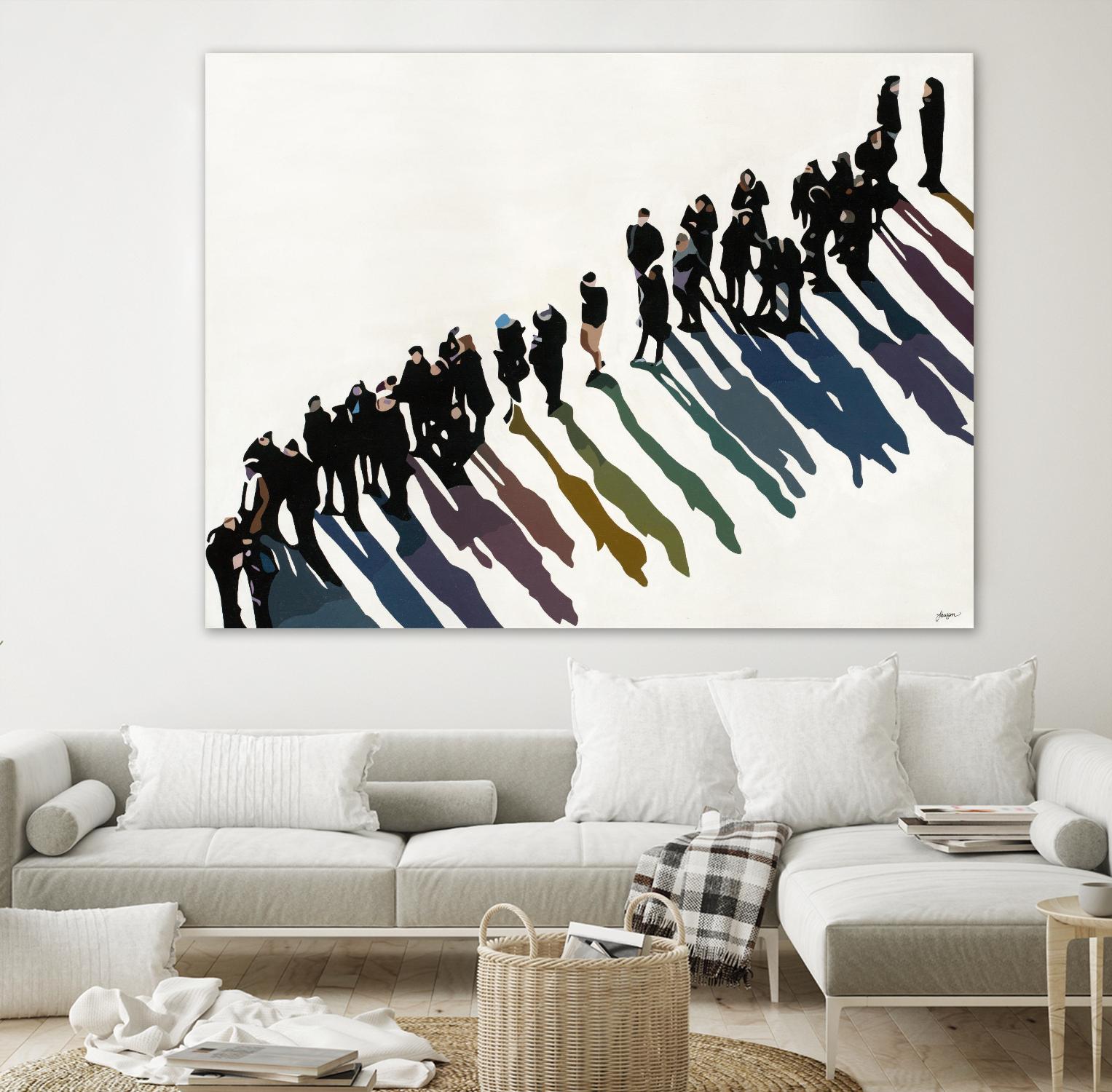 Life In Prism by Beth Ann Lawson on GIANT ART - whites & creams figurative people