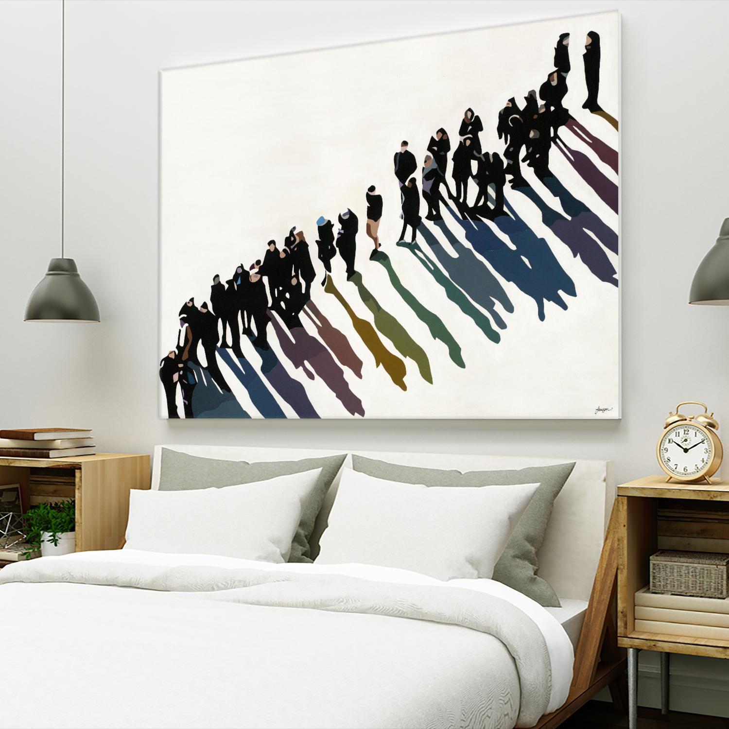 Life In Prism by Beth Ann Lawson on GIANT ART - whites & creams figurative people