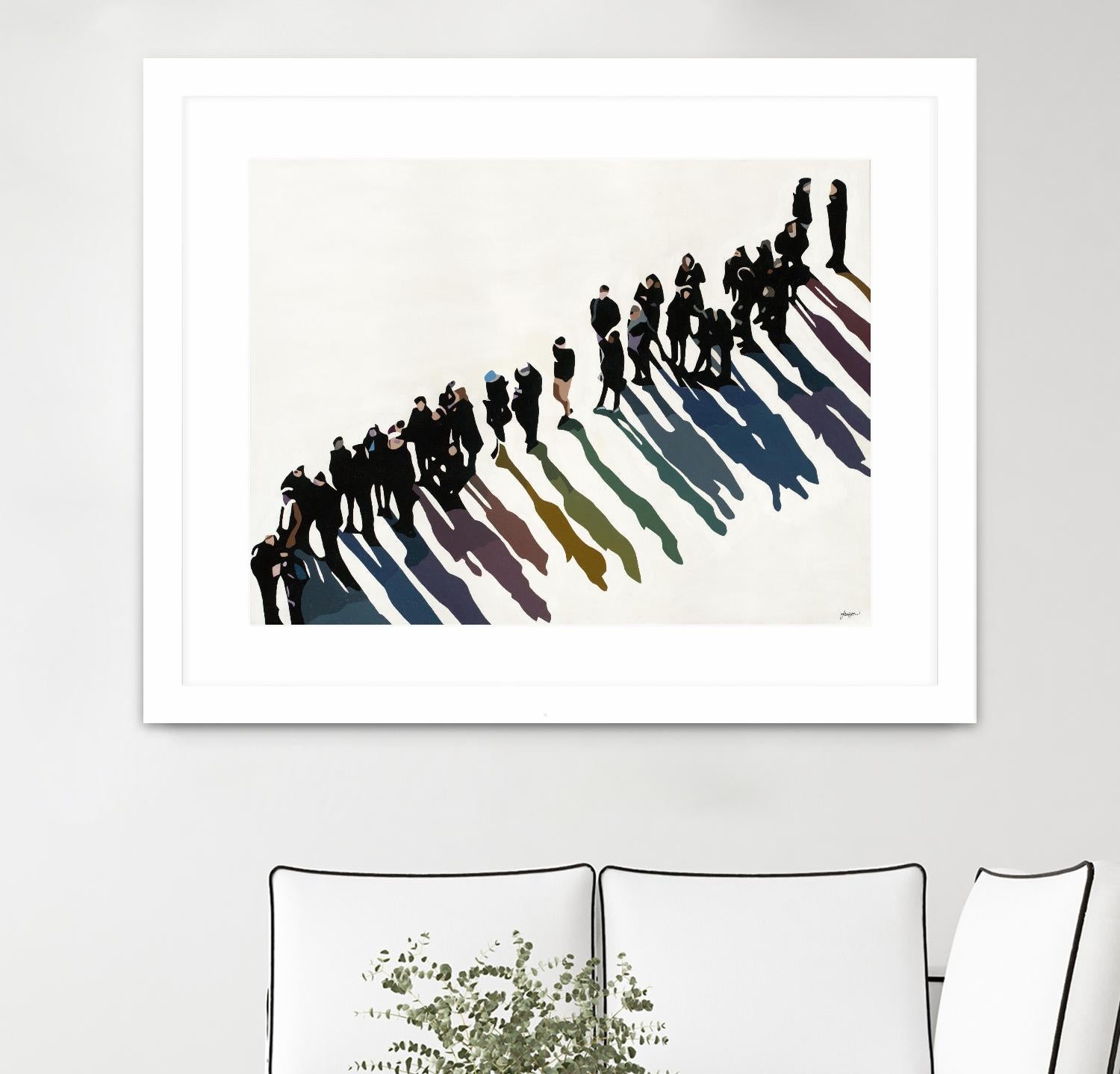 Life In Prism by Beth Ann Lawson on GIANT ART - whites & creams figurative people