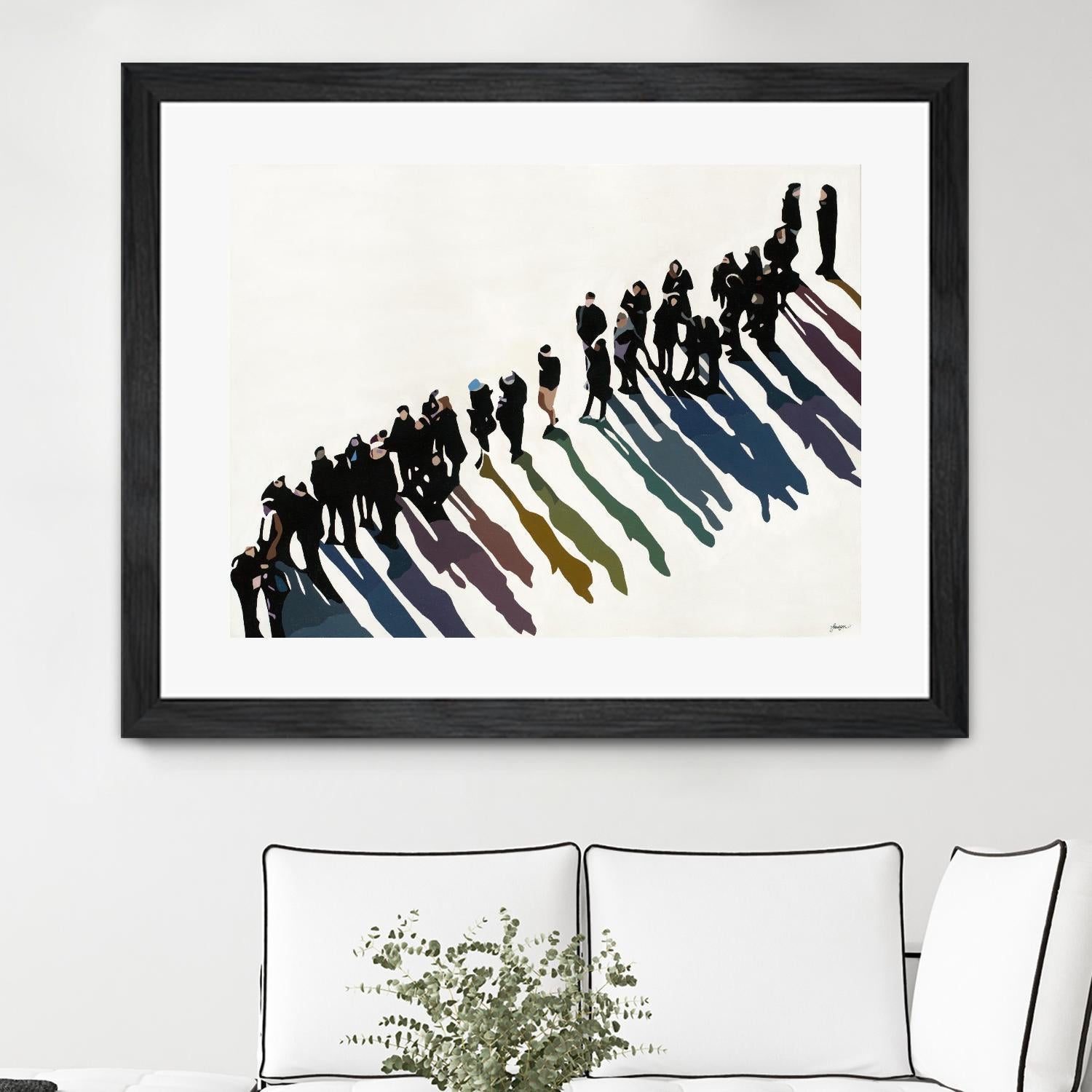 Life In Prism by Beth Ann Lawson on GIANT ART - whites & creams figurative people