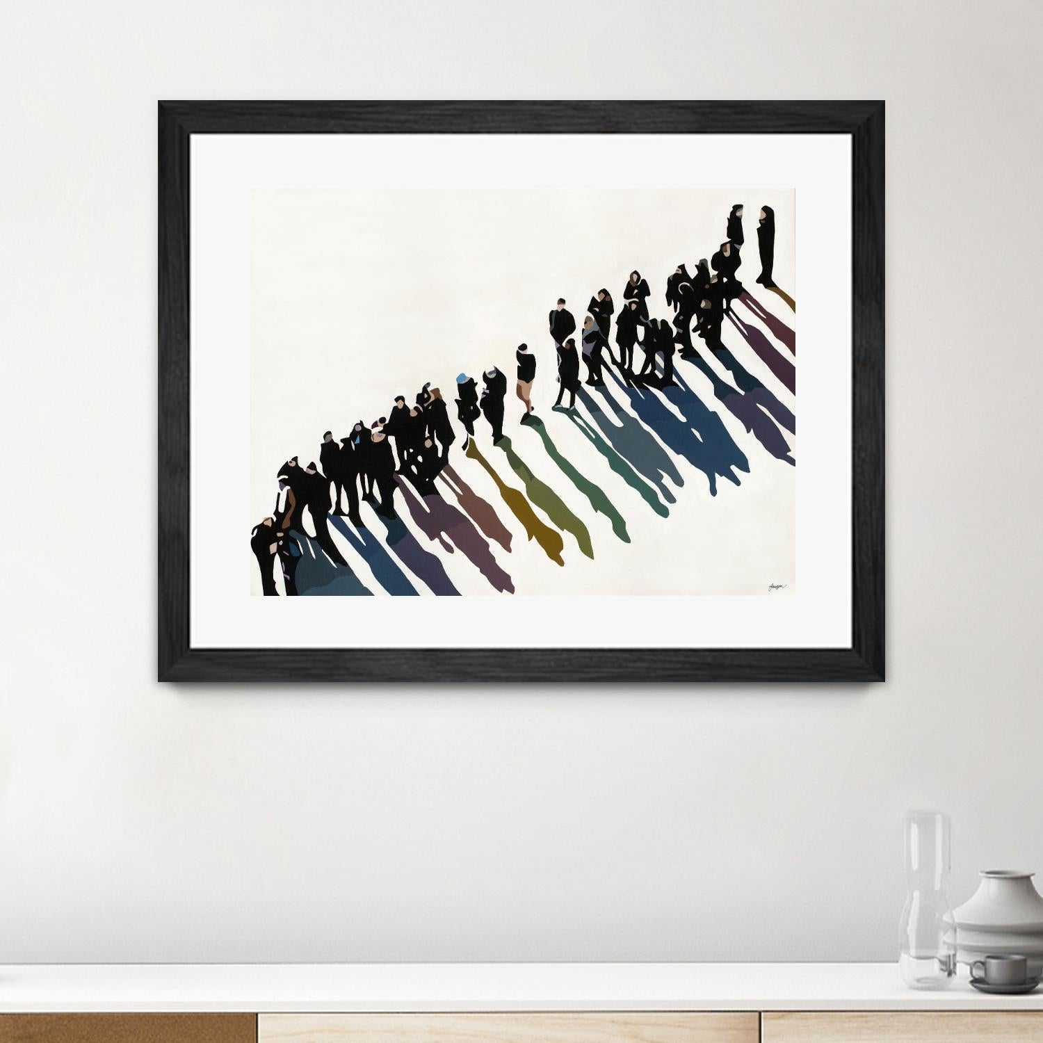 Life In Prism by Beth Ann Lawson on GIANT ART - whites & creams figurative people