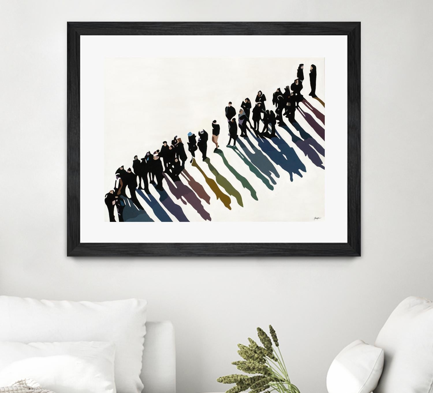 Life In Prism by Beth Ann Lawson on GIANT ART - whites & creams figurative people