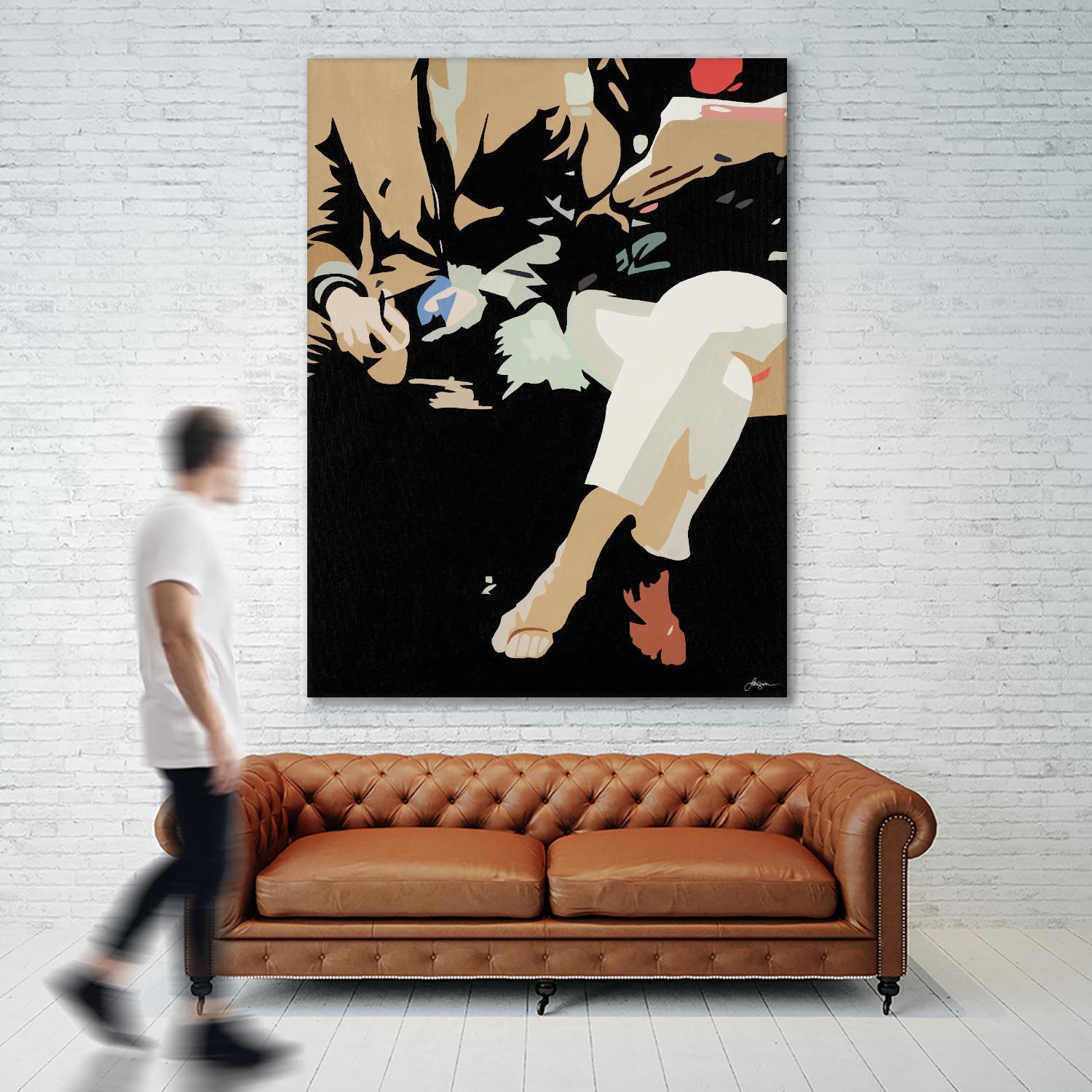 THEM #4 by Bethann Lawson on GIANT ART - black figurative people