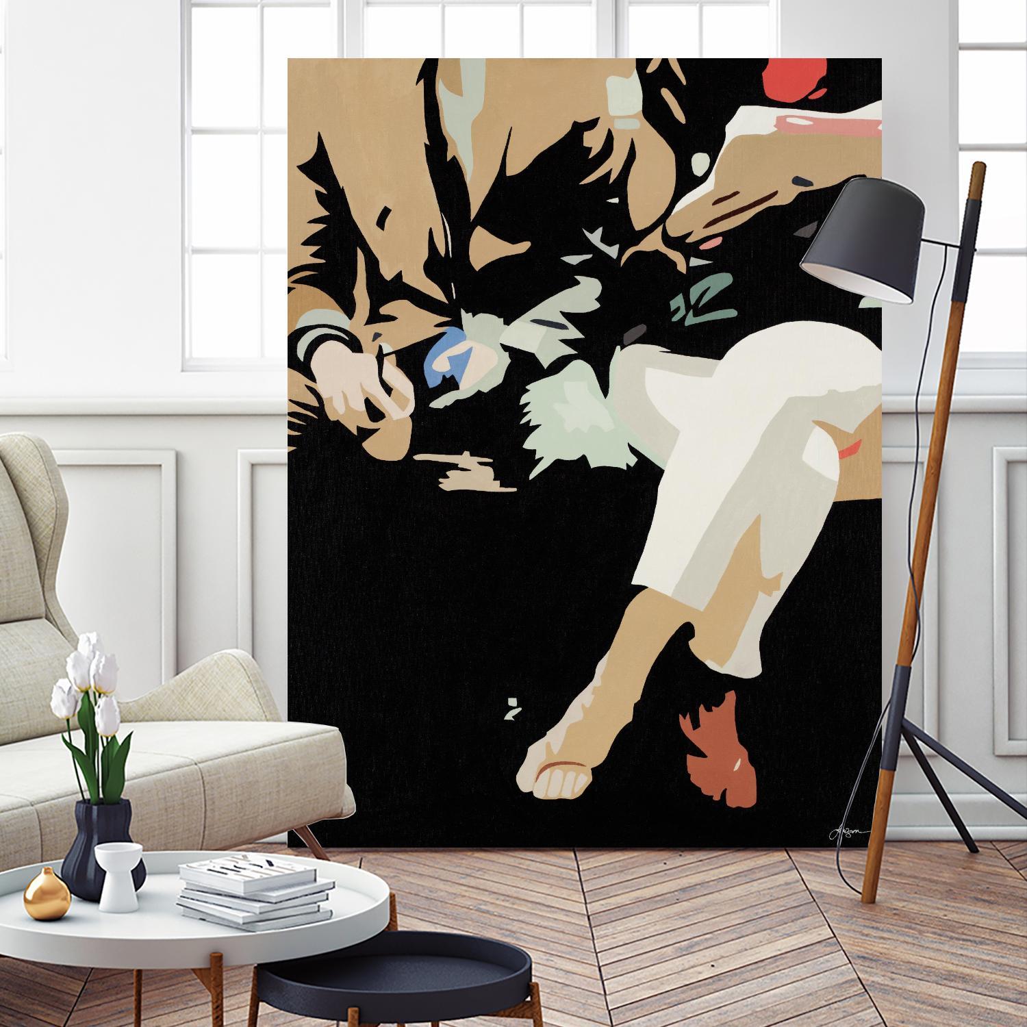 THEM #4 by Bethann Lawson on GIANT ART - black figurative people