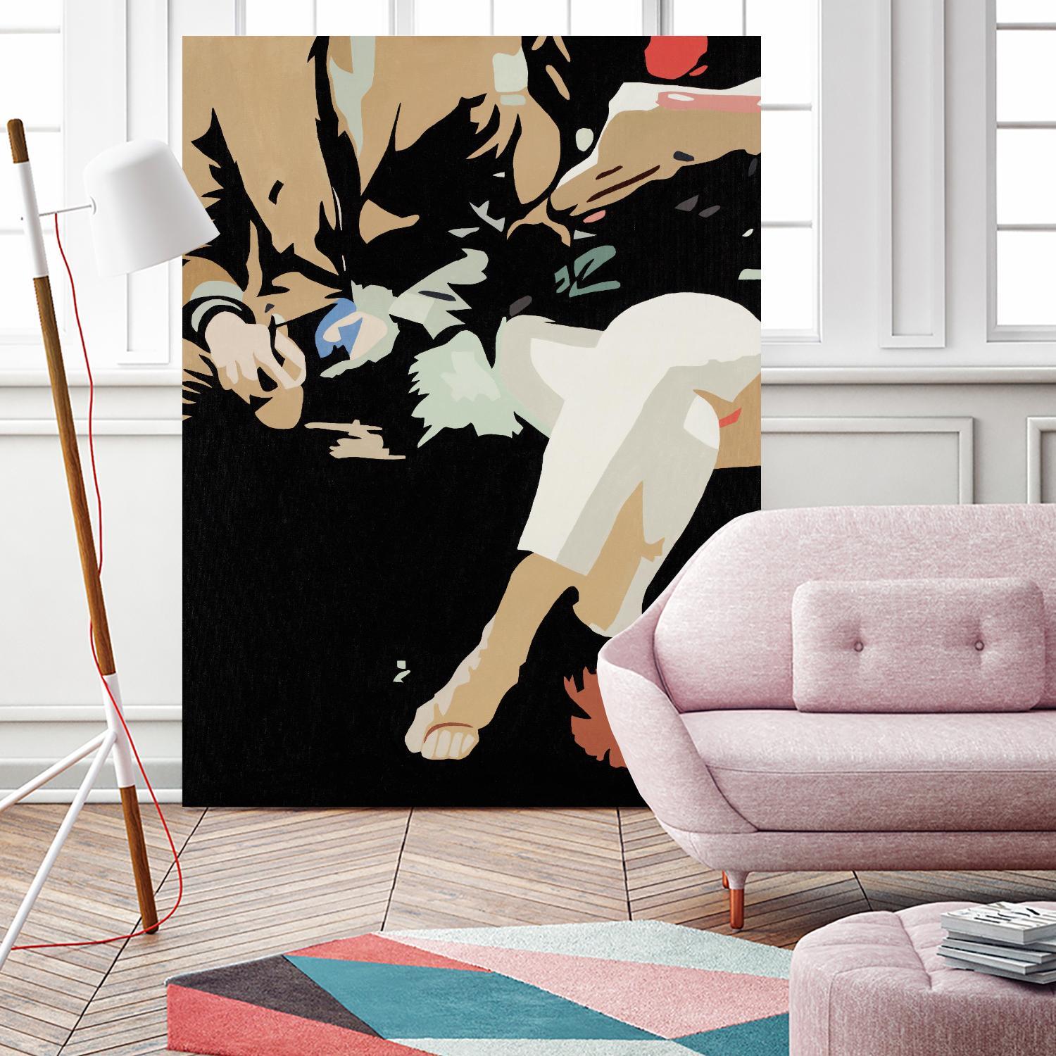 THEM #4 by Bethann Lawson on GIANT ART - black figurative people