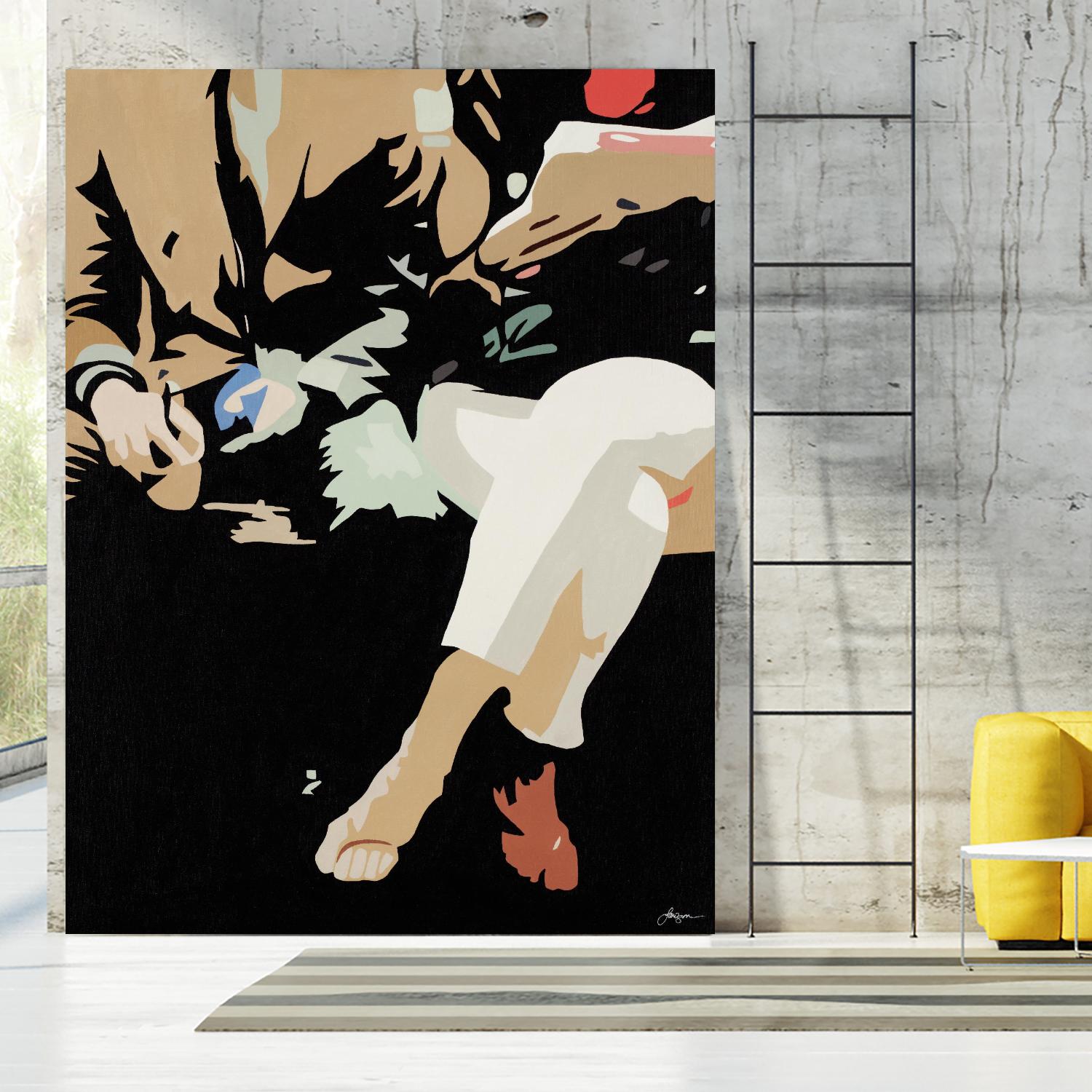 THEM #4 by Bethann Lawson on GIANT ART - black figurative people