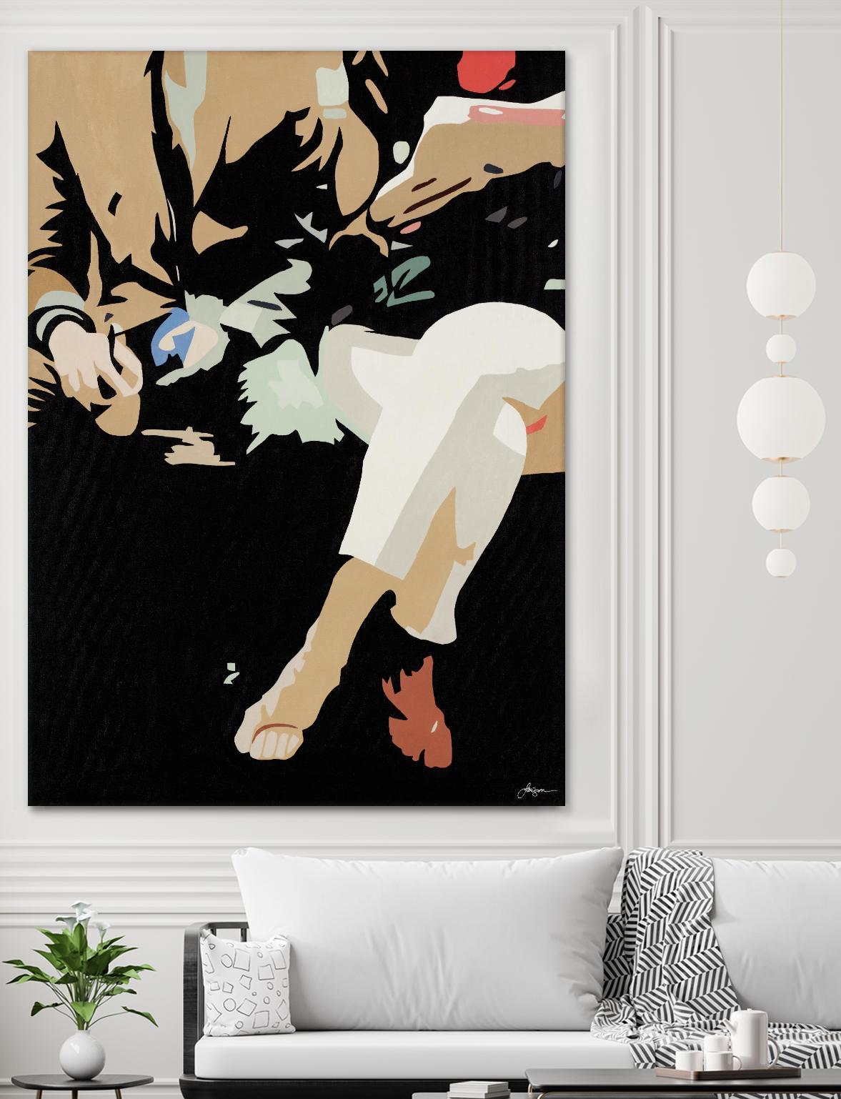 THEM #4 by Bethann Lawson on GIANT ART - black figurative people