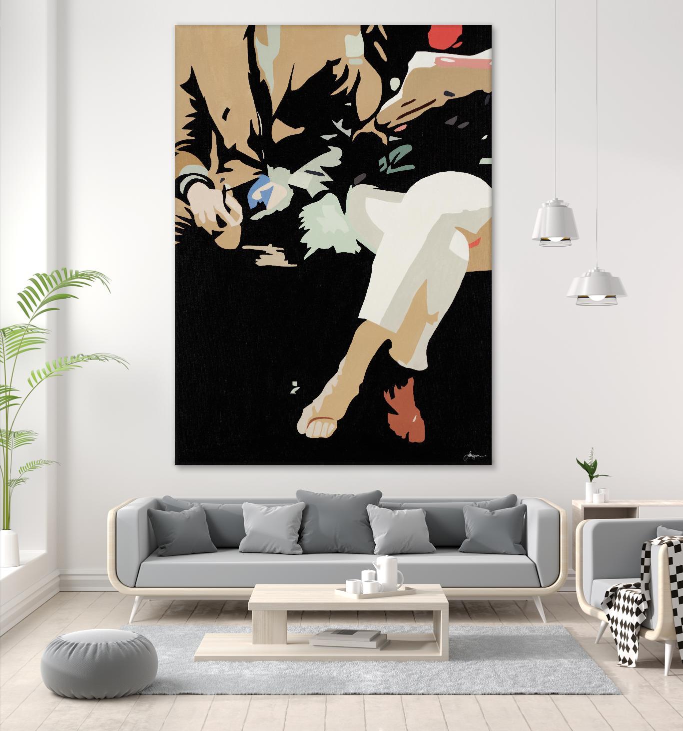 THEM #4 by Bethann Lawson on GIANT ART - black figurative people