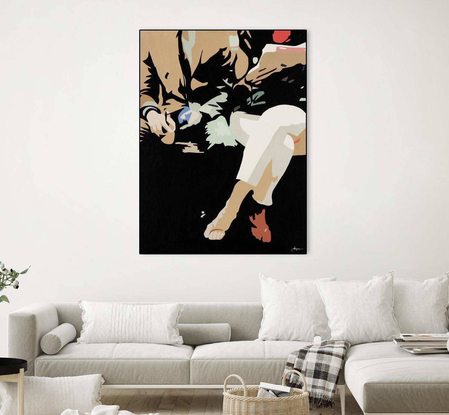 THEM #4 by Bethann Lawson on GIANT ART - black figurative people