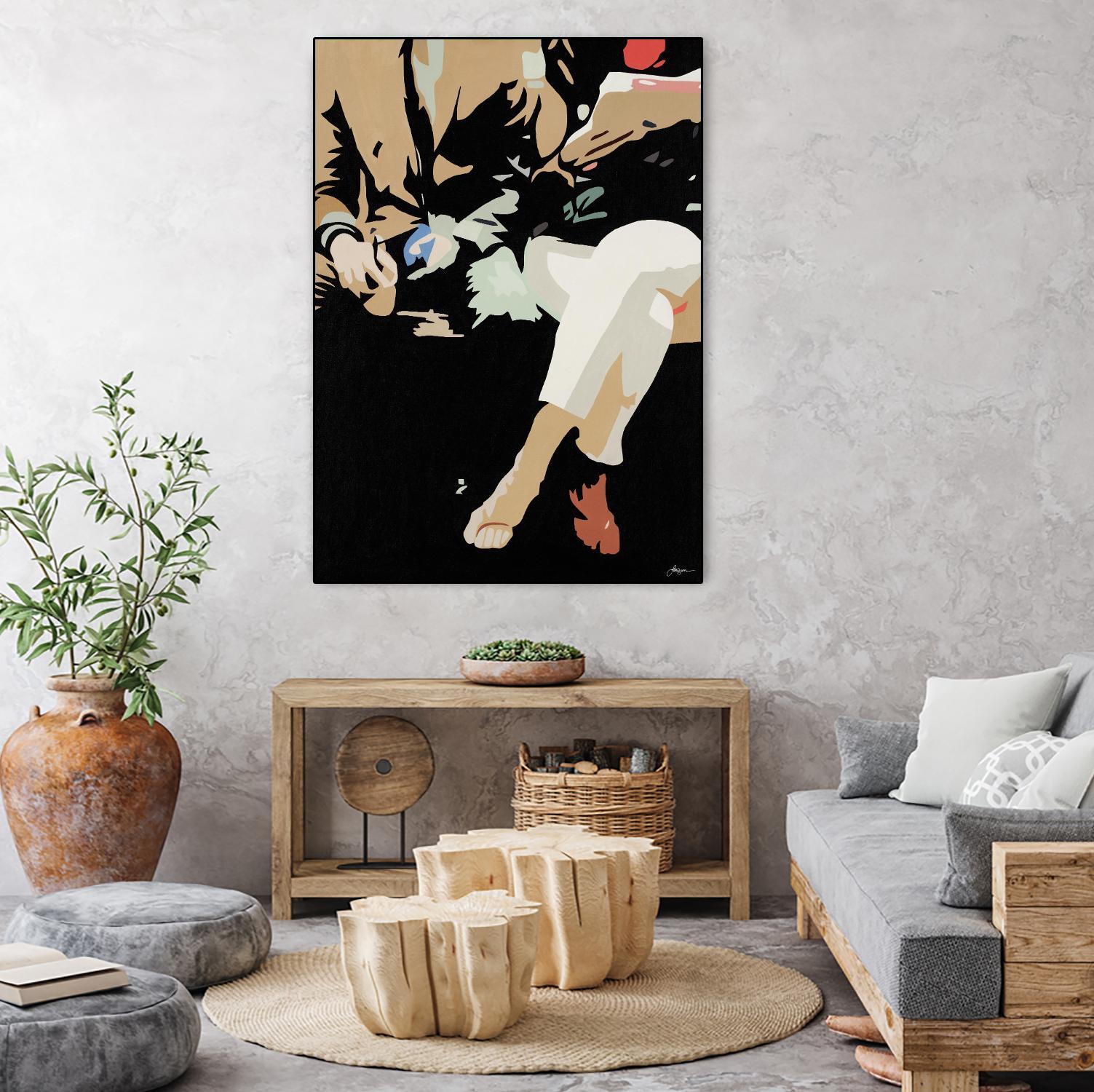 THEM #4 by Bethann Lawson on GIANT ART - black figurative people