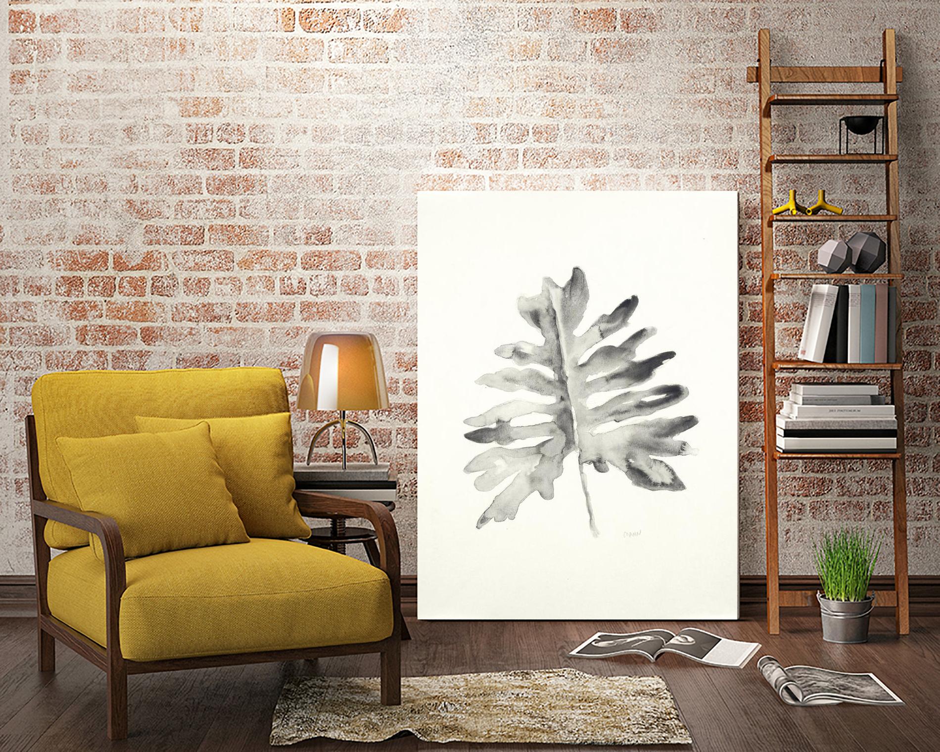 Black & White Palm II by Patti Mann on GIANT ART - grey botany