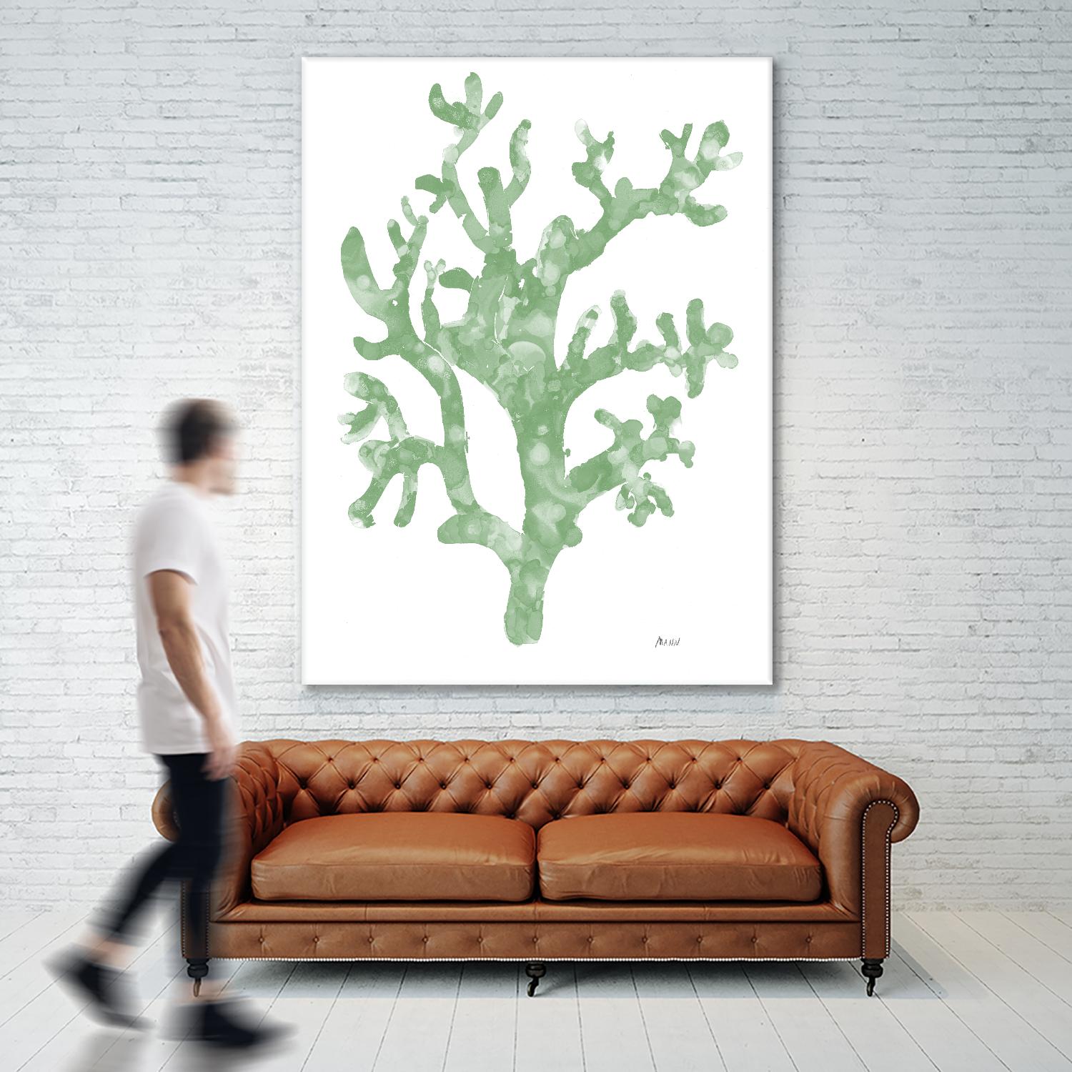 Sea Coral I V1 by Patti Mann on GIANT ART - blacks organic shapes