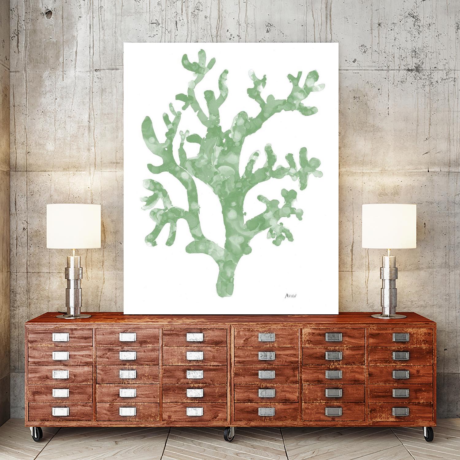 Sea Coral I V1 by Patti Mann on GIANT ART - blacks organic shapes