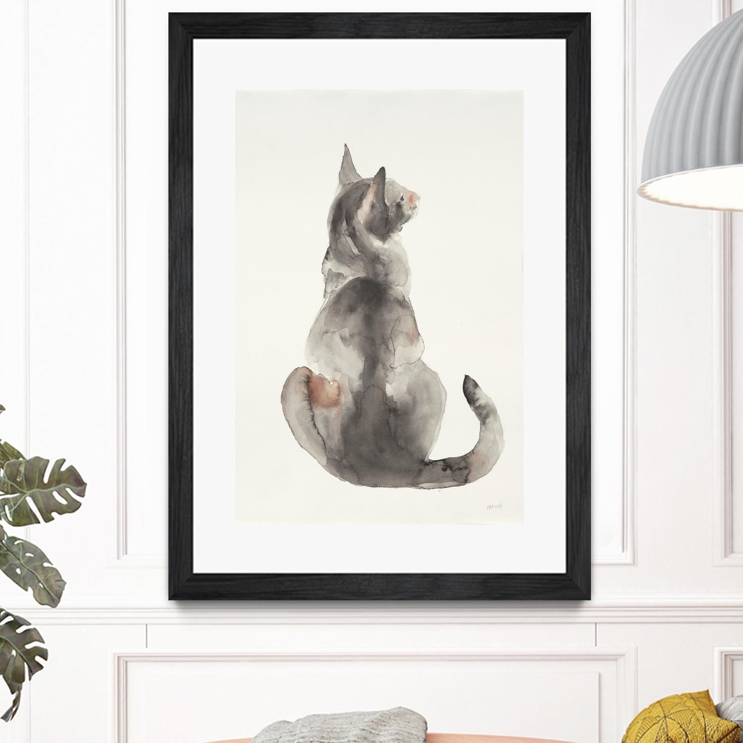 Poise I by Patti Mann on GIANT ART - grays cats