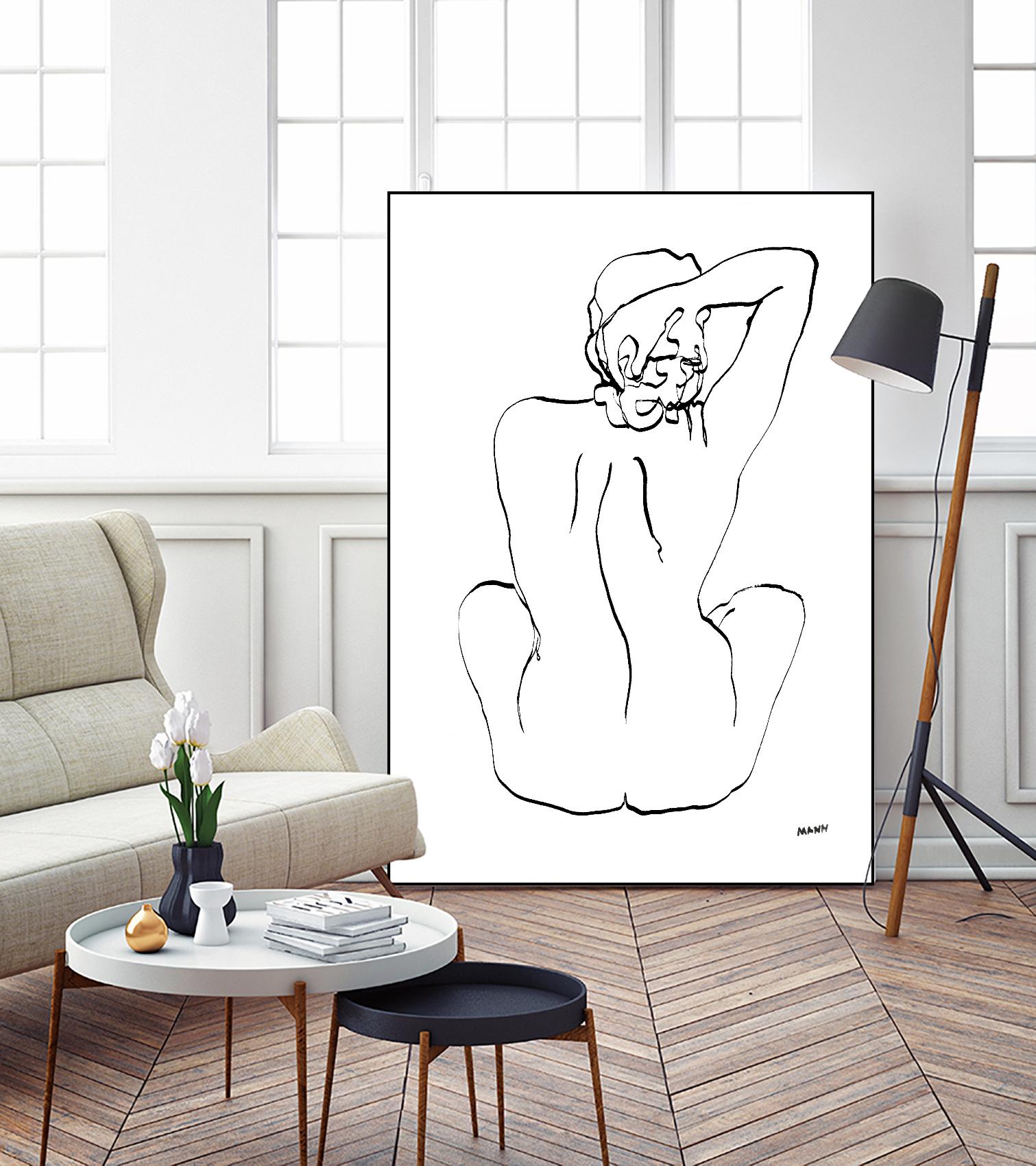 Contours II by Patti Mann on GIANT ART - figurative