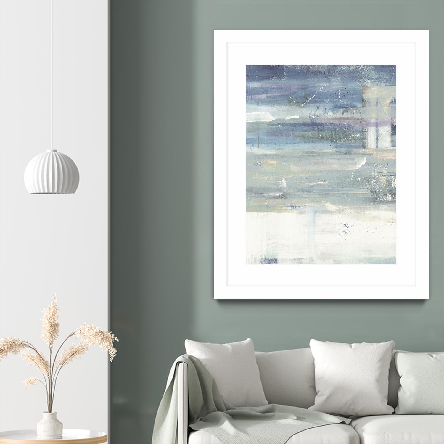 Distance II by Jill Martin on GIANT ART - white abstract