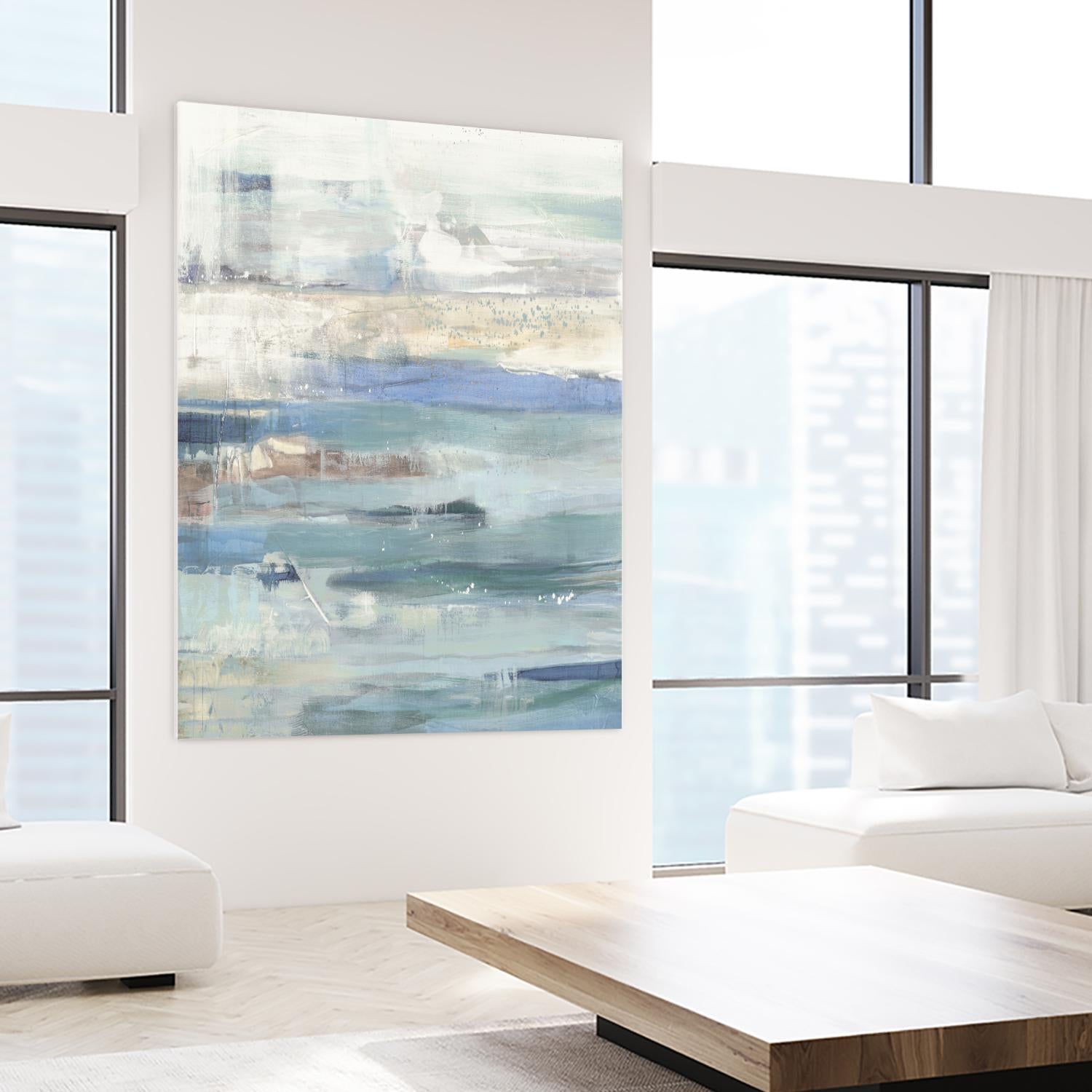 Distance I by Jill Martin on GIANT ART - white abstract