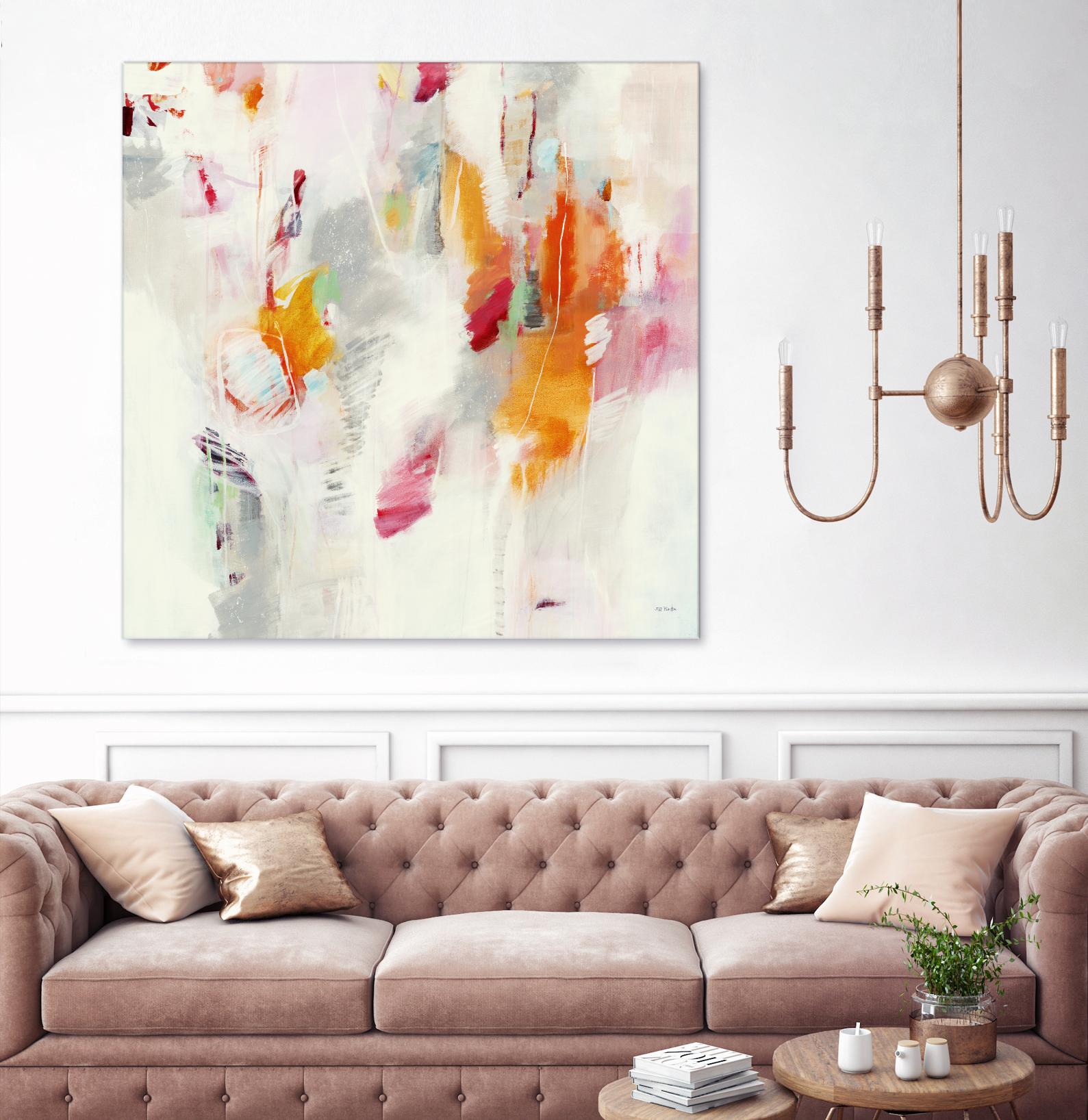 Pass on the Left by Jill Martin on GIANT ART - pale tints abstract