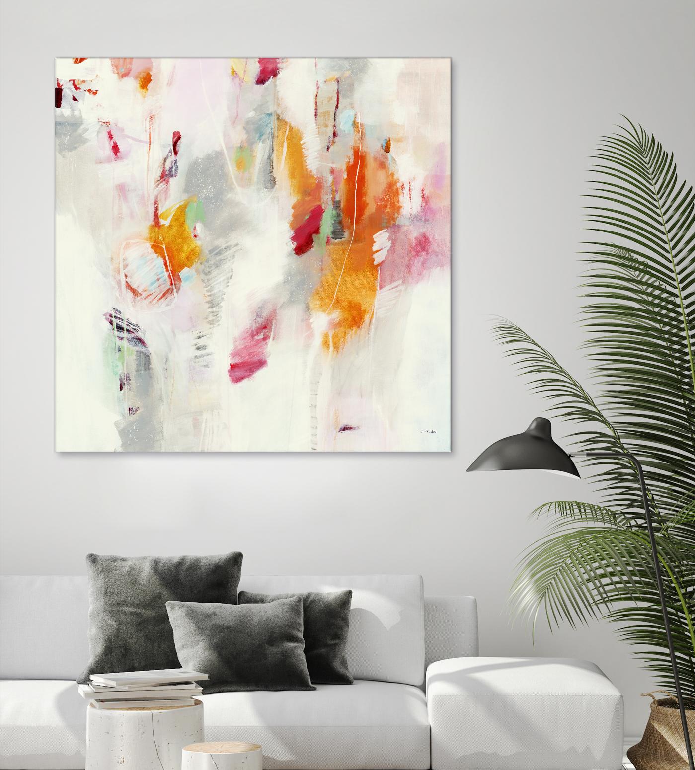 Pass on the Left by Jill Martin on GIANT ART - pale tints abstract