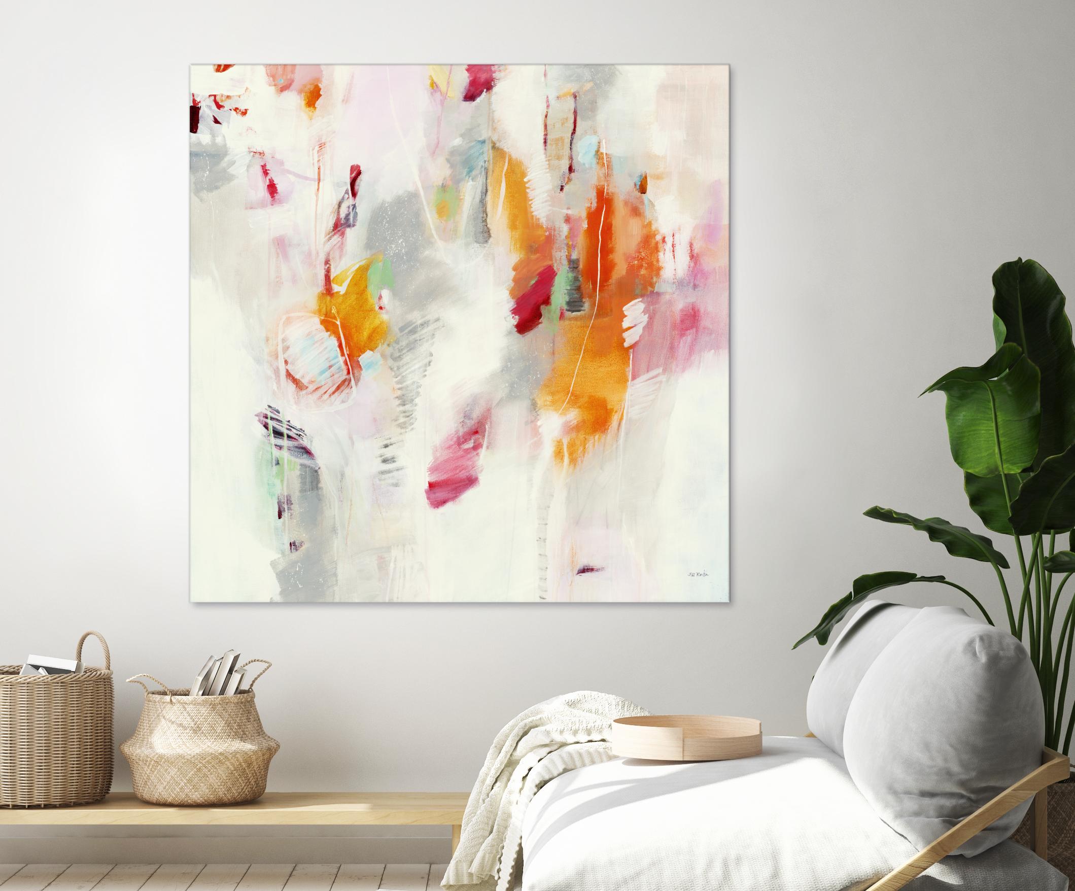 Pass on the Left by Jill Martin on GIANT ART - pale tints abstract