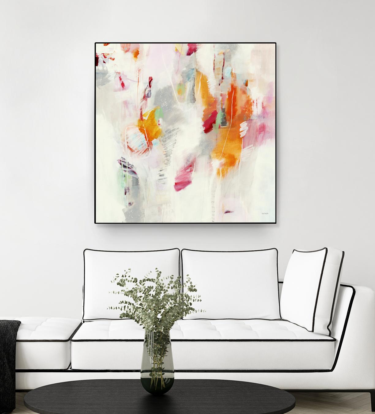 Pass on the Left by Jill Martin on GIANT ART - pale tints abstract