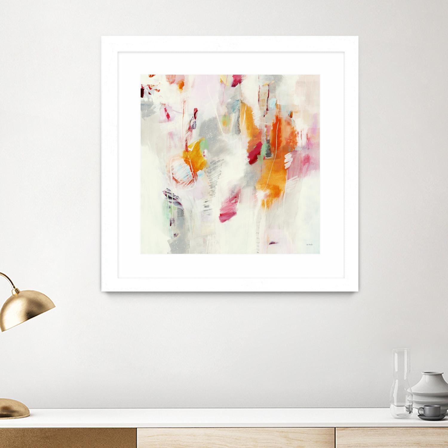 Pass on the Left by Jill Martin on GIANT ART - pale tints abstract
