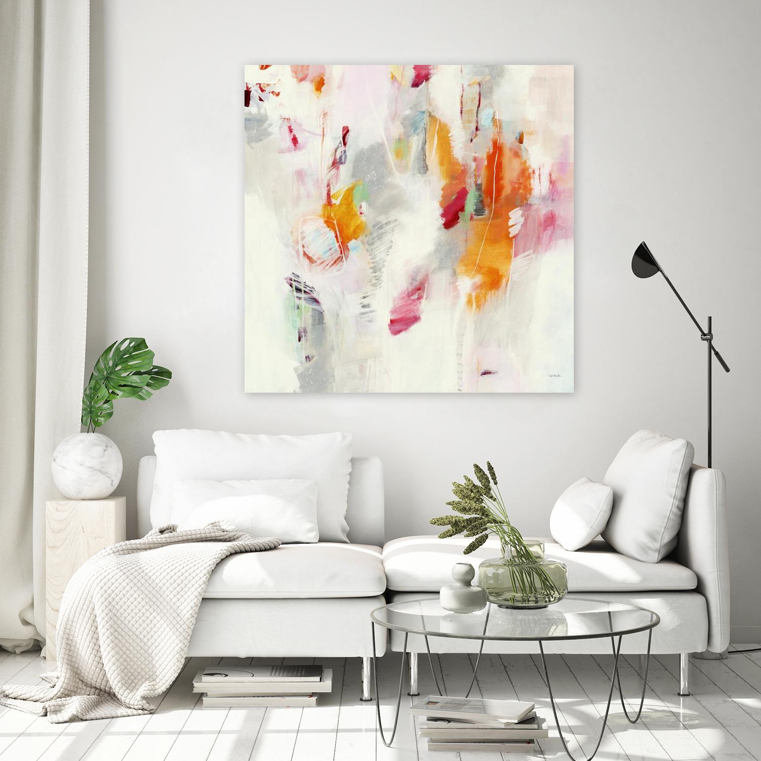 Pass on the Left by Jill Martin on GIANT ART - pale tints abstract