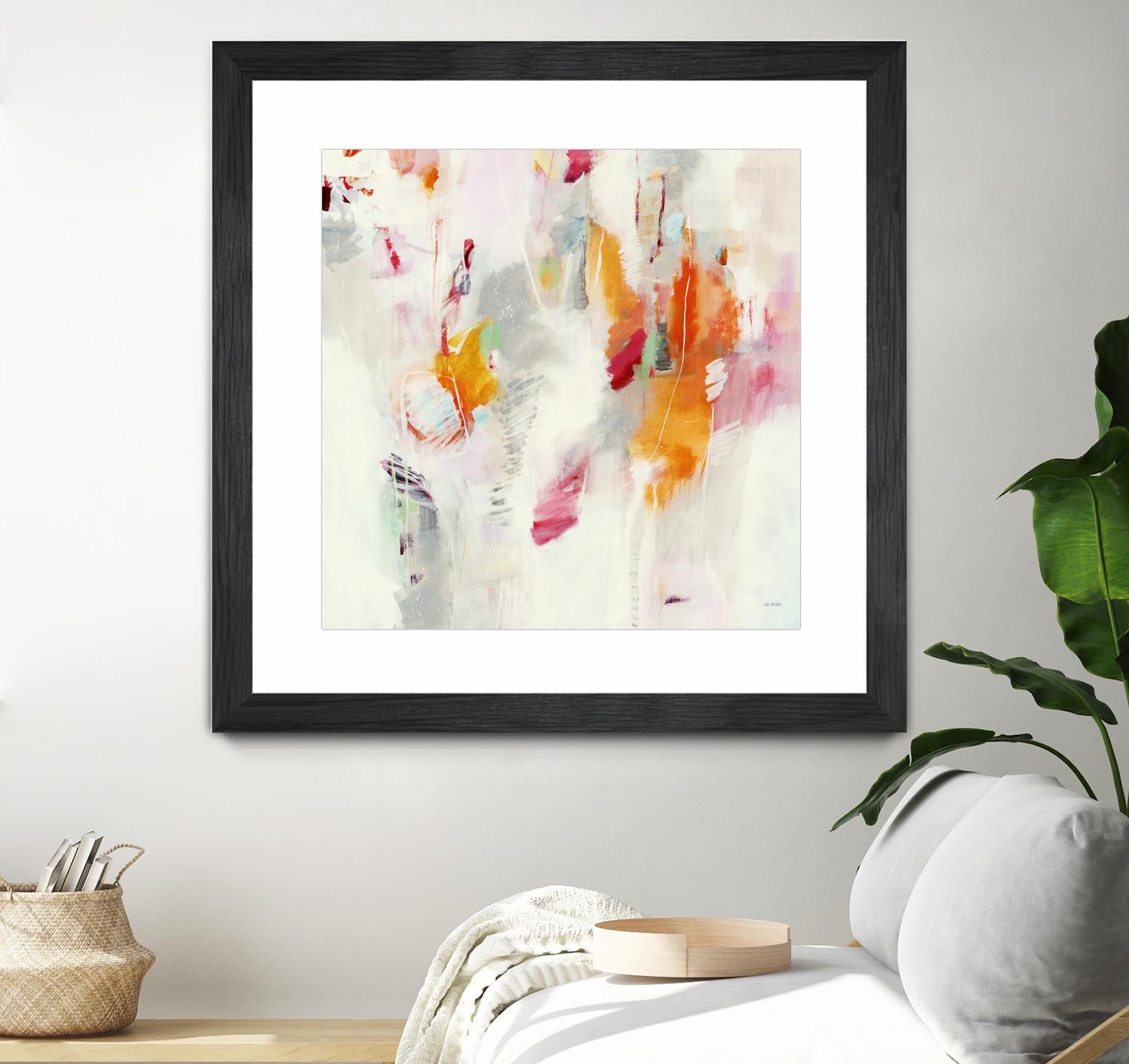 Pass on the Left by Jill Martin on GIANT ART - pale tints abstract