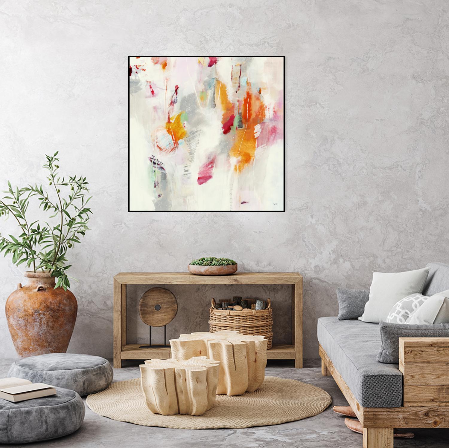 Pass on the Left by Jill Martin on GIANT ART - pale tints abstract