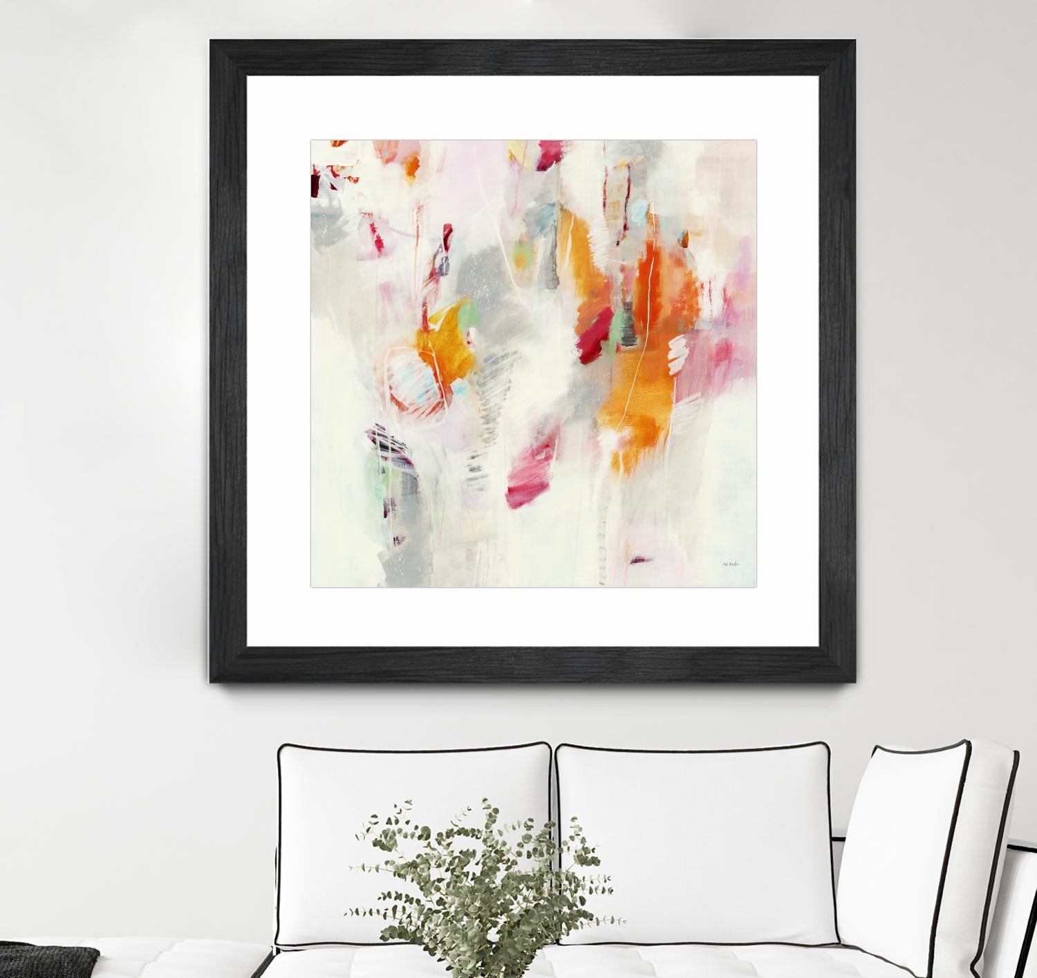 Pass on the Left by Jill Martin on GIANT ART - pale tints abstract