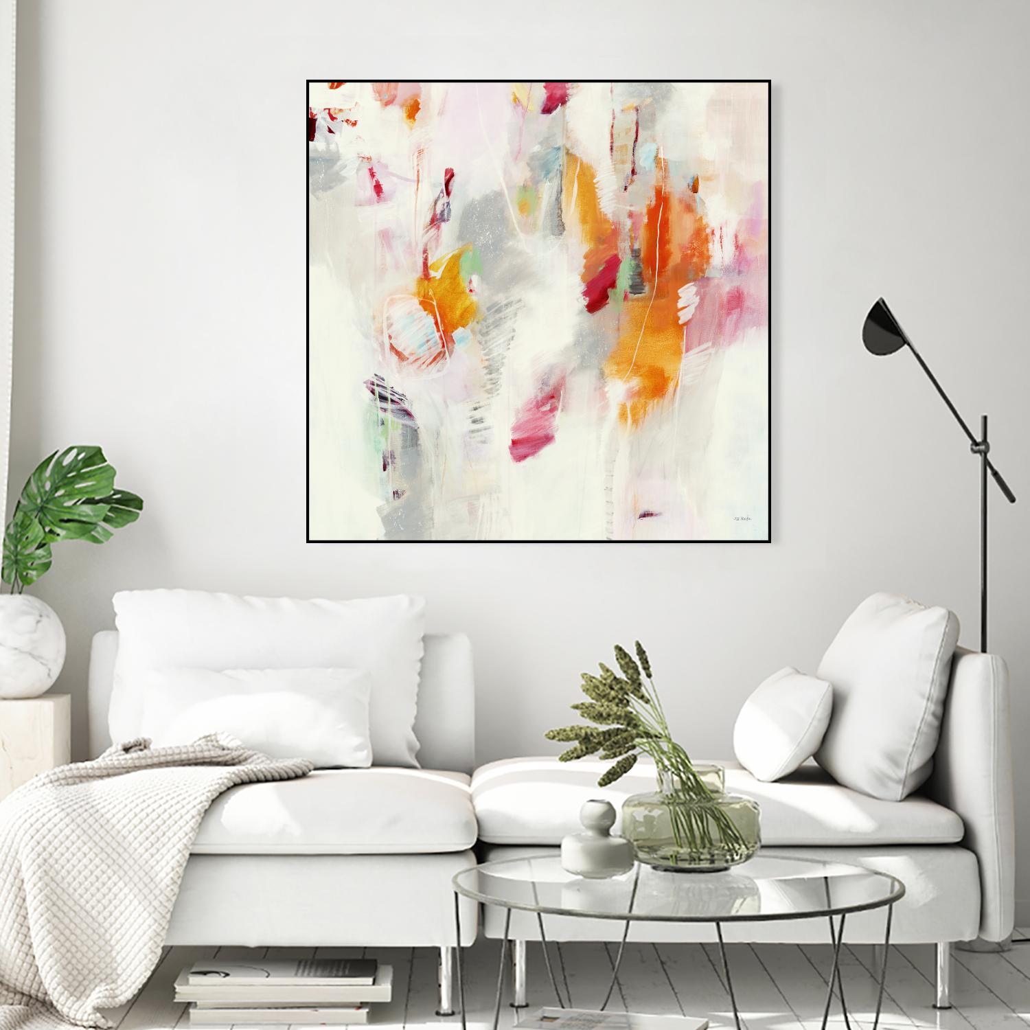 Pass on the Left by Jill Martin on GIANT ART - pale tints abstract