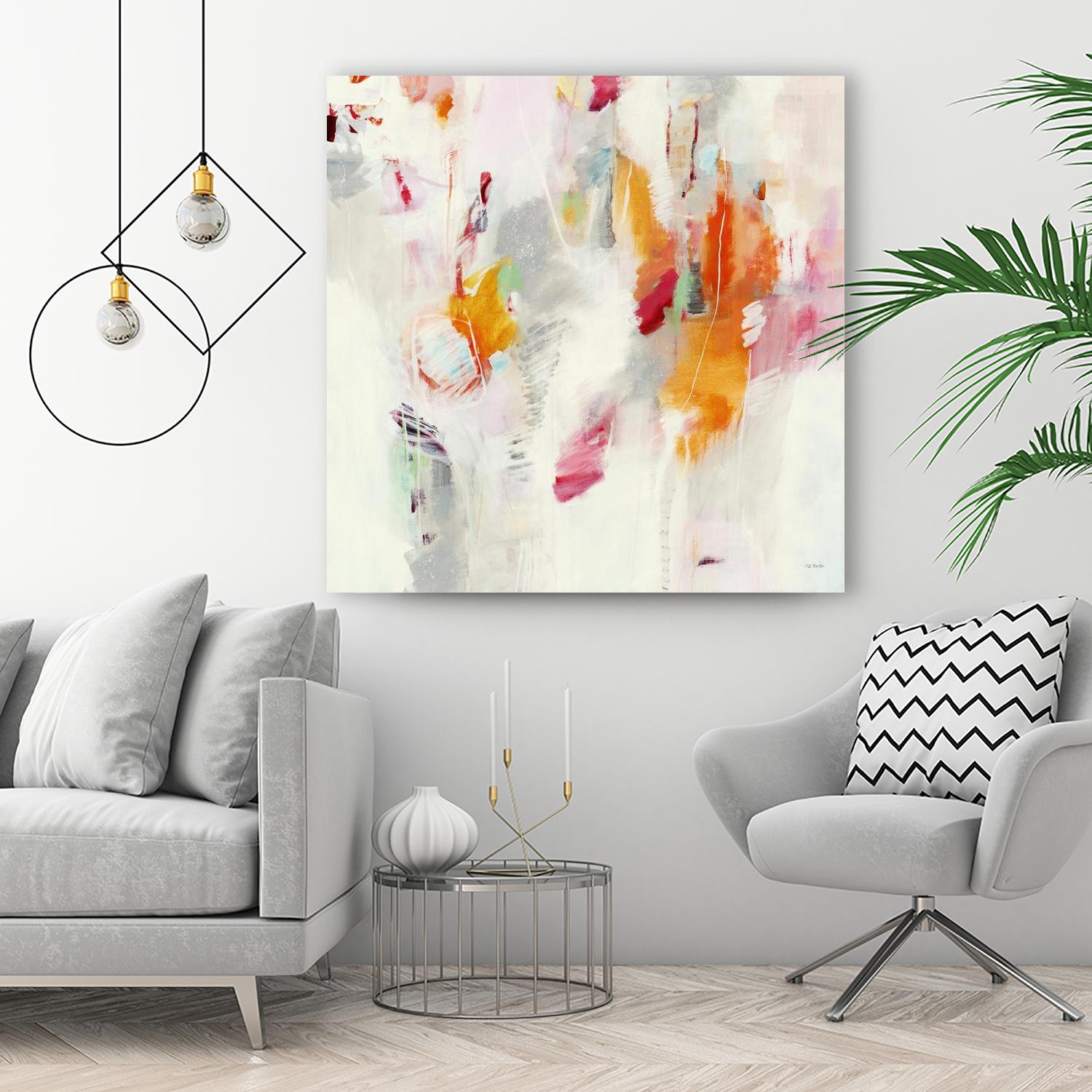 Pass on the Left by Jill Martin on GIANT ART - pale tints abstract