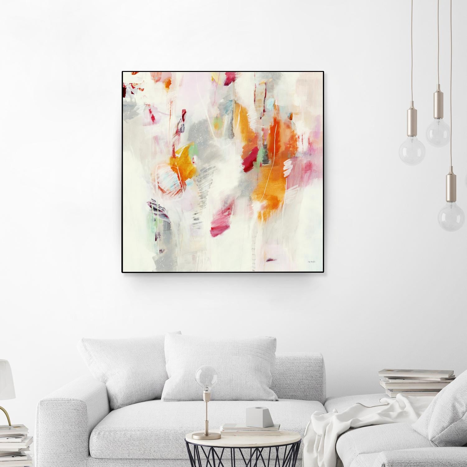 Pass on the Left by Jill Martin on GIANT ART - pale tints abstract