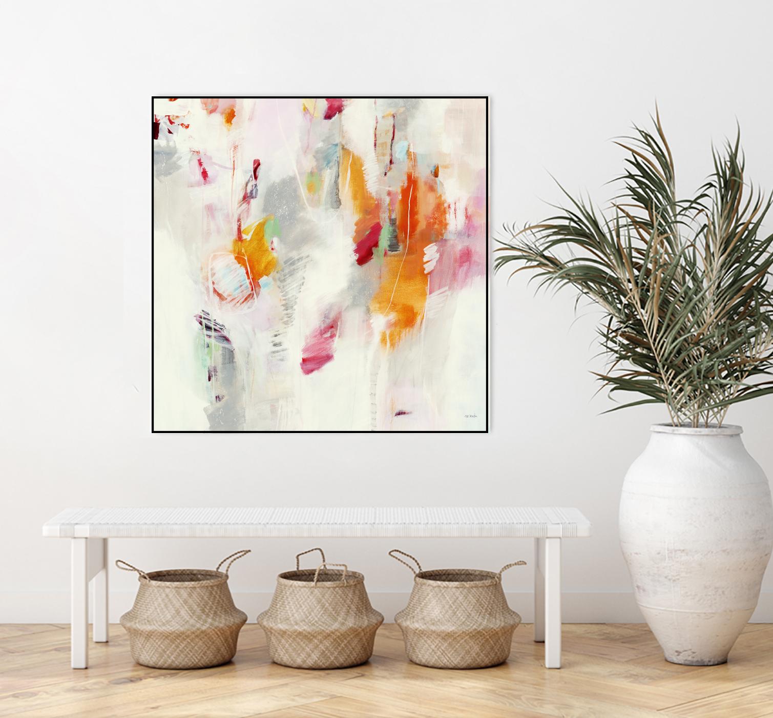 Pass on the Left by Jill Martin on GIANT ART - pale tints abstract