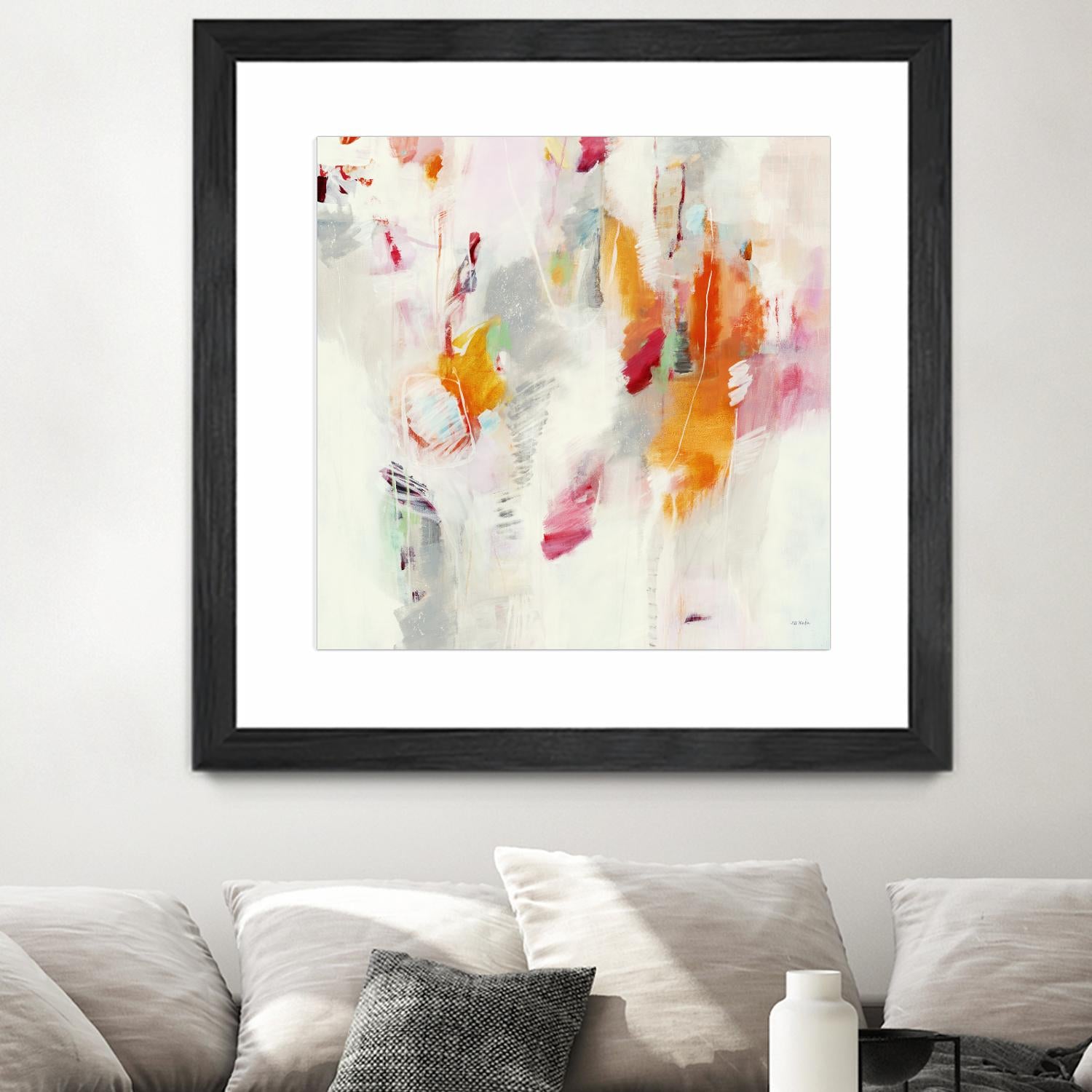 Pass on the Left by Jill Martin on GIANT ART - pale tints abstract