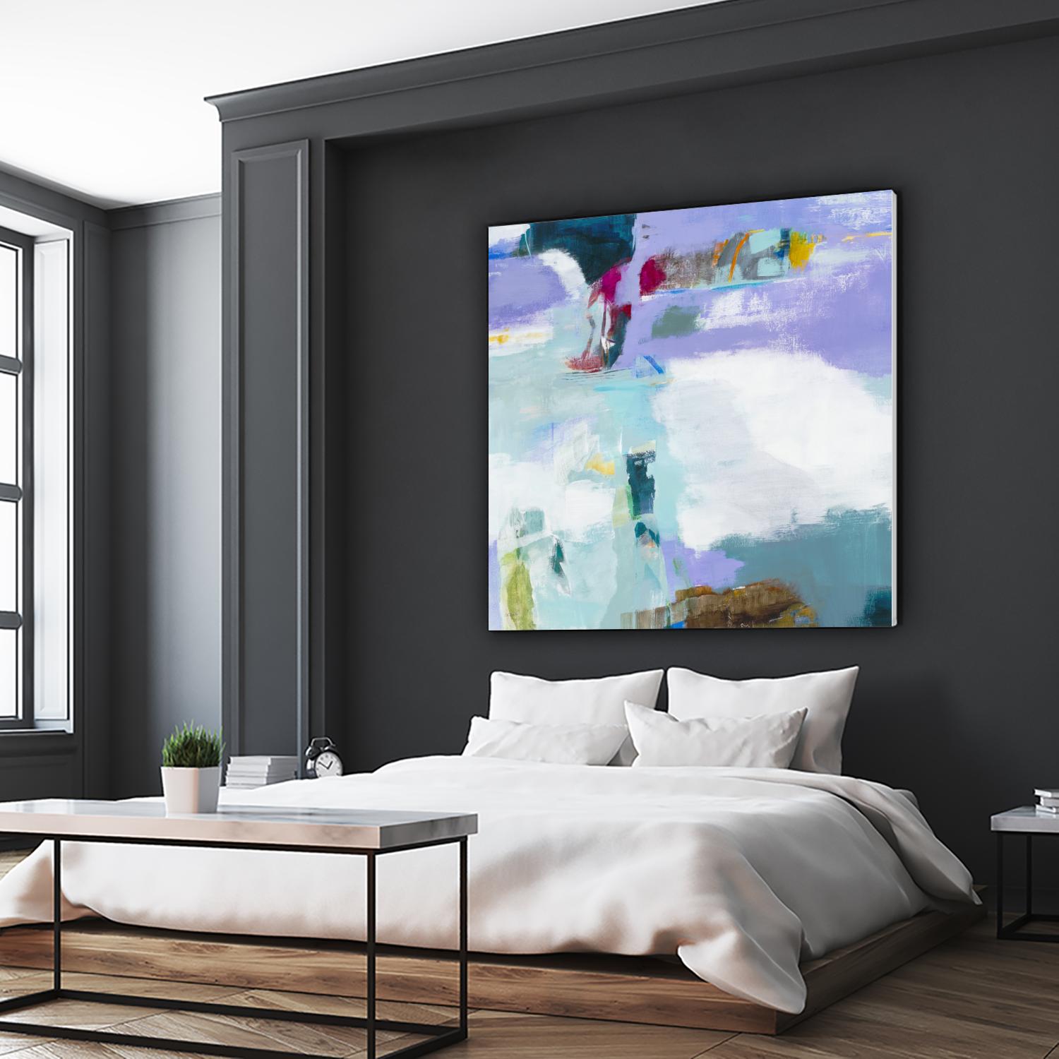 Reckoning by Jill Martin on GIANT ART - purples abstract