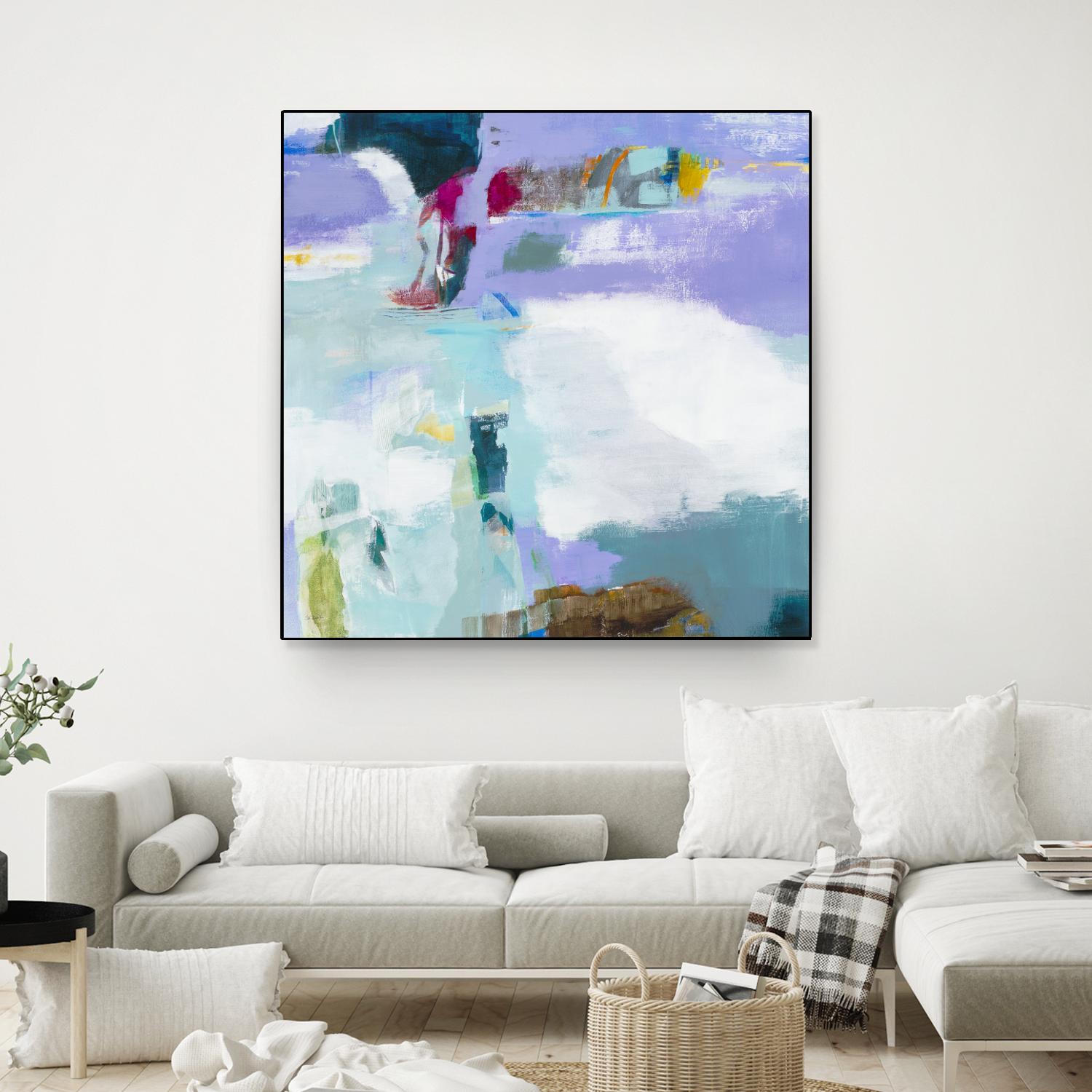 Reckoning by Jill Martin on GIANT ART - purples abstract