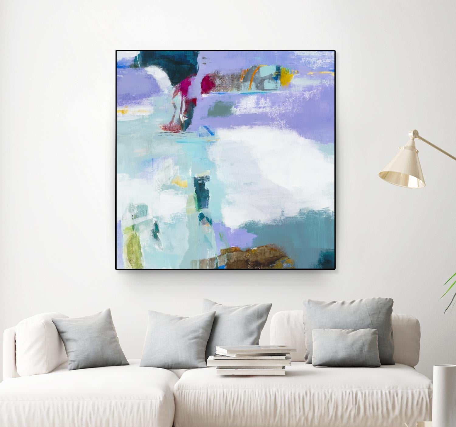 Reckoning by Jill Martin on GIANT ART - purples abstract