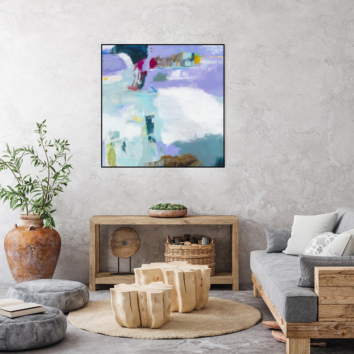 Reckoning by Jill Martin on GIANT ART - purples abstract