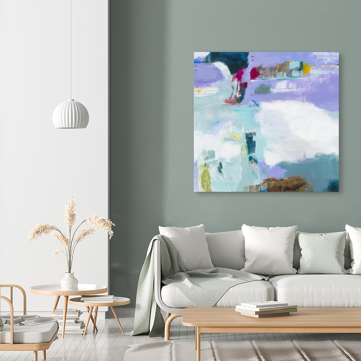 Reckoning by Jill Martin on GIANT ART - purples abstract