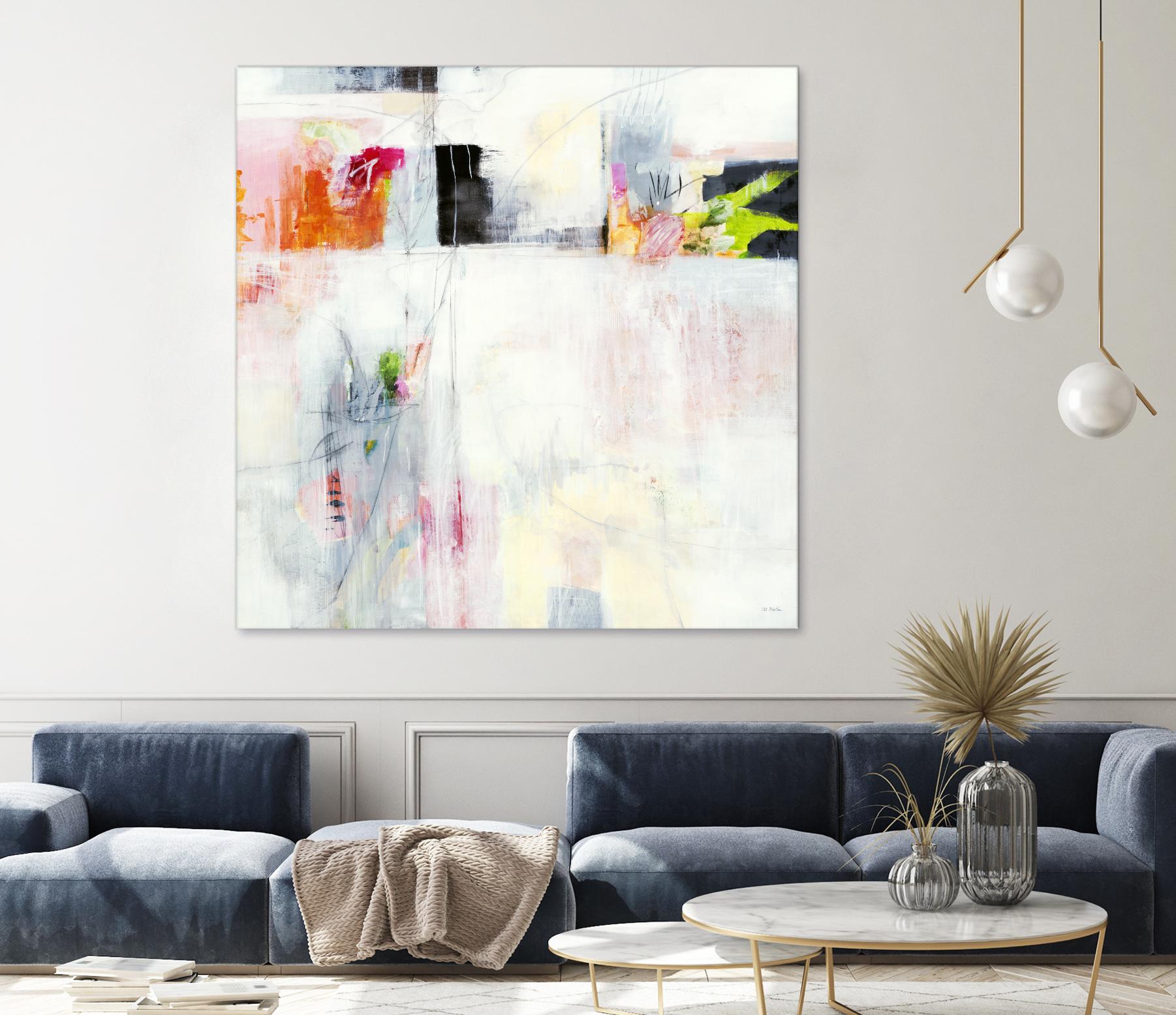 Looking by Jill Martin on GIANT ART - whites & creams abstract