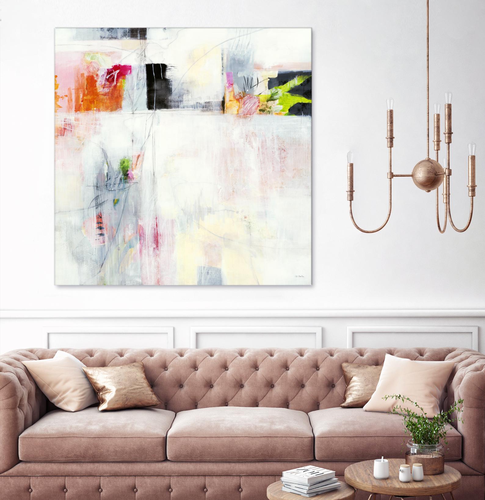 Looking by Jill Martin on GIANT ART - whites & creams abstract