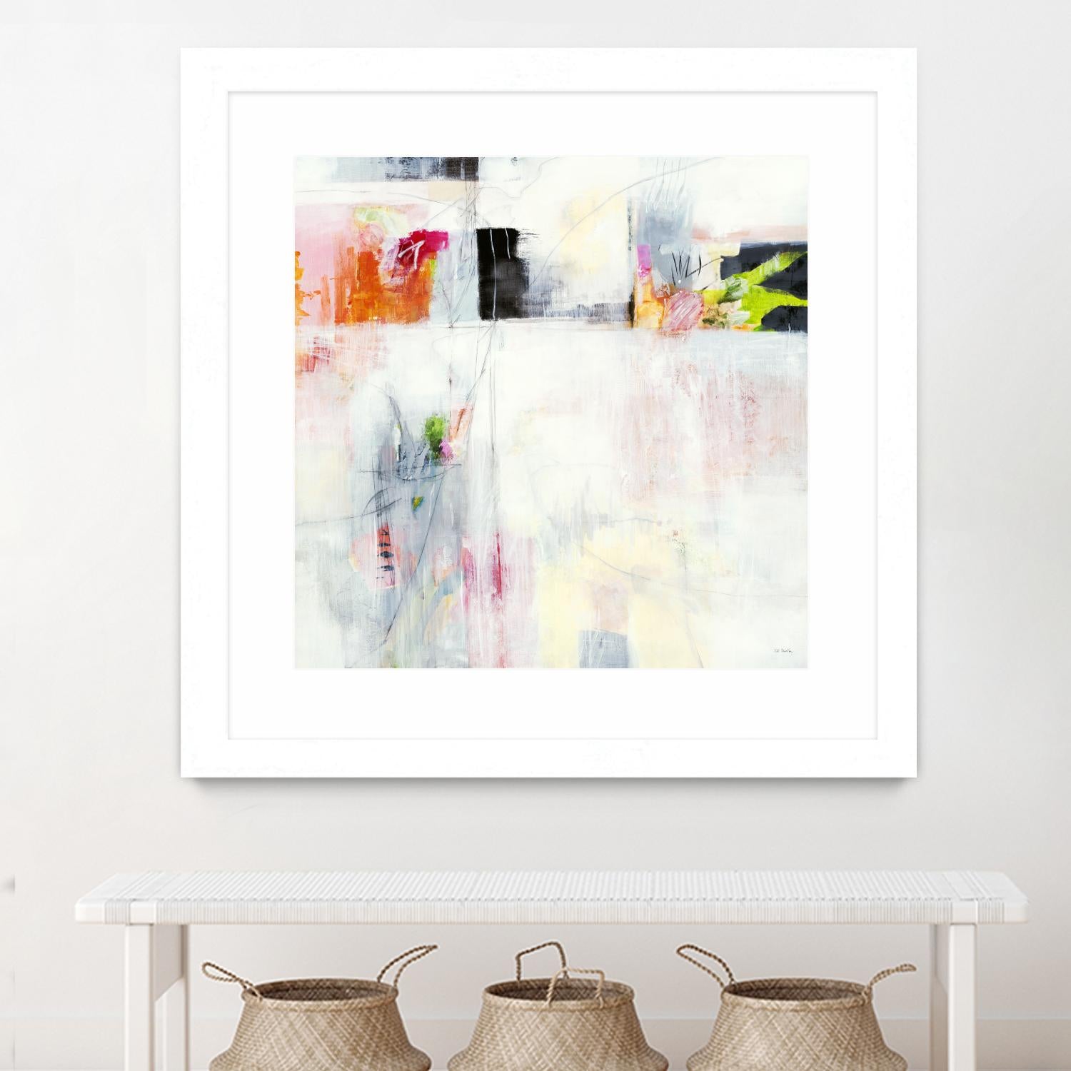 Looking by Jill Martin on GIANT ART - whites & creams abstract