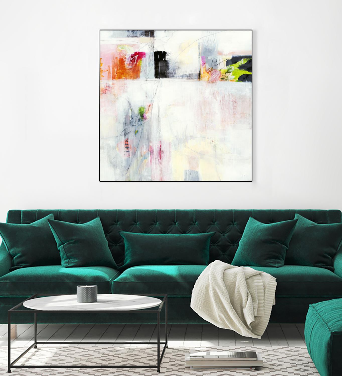 Looking by Jill Martin on GIANT ART - whites & creams abstract