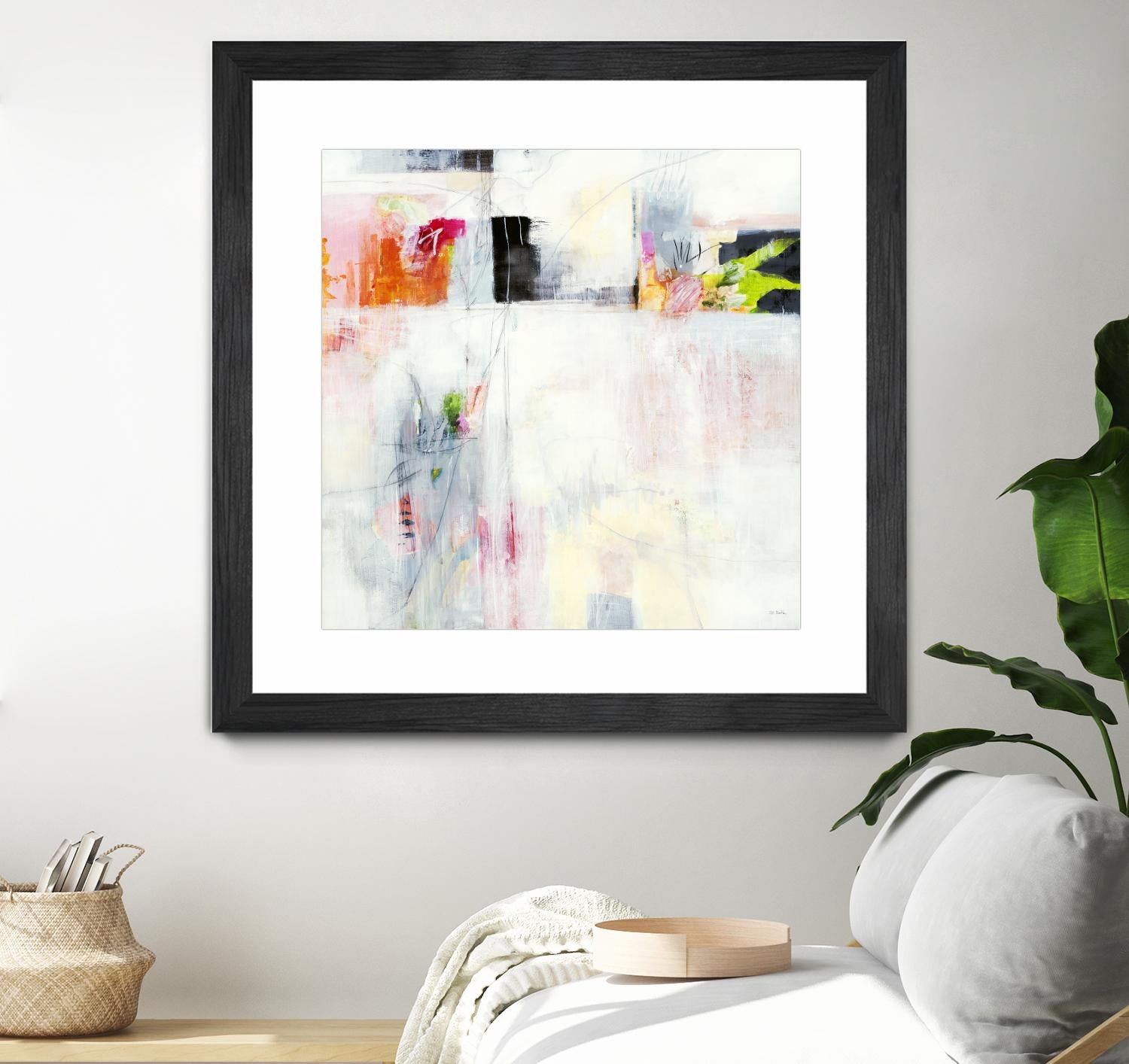 Looking by Jill Martin on GIANT ART - whites & creams abstract