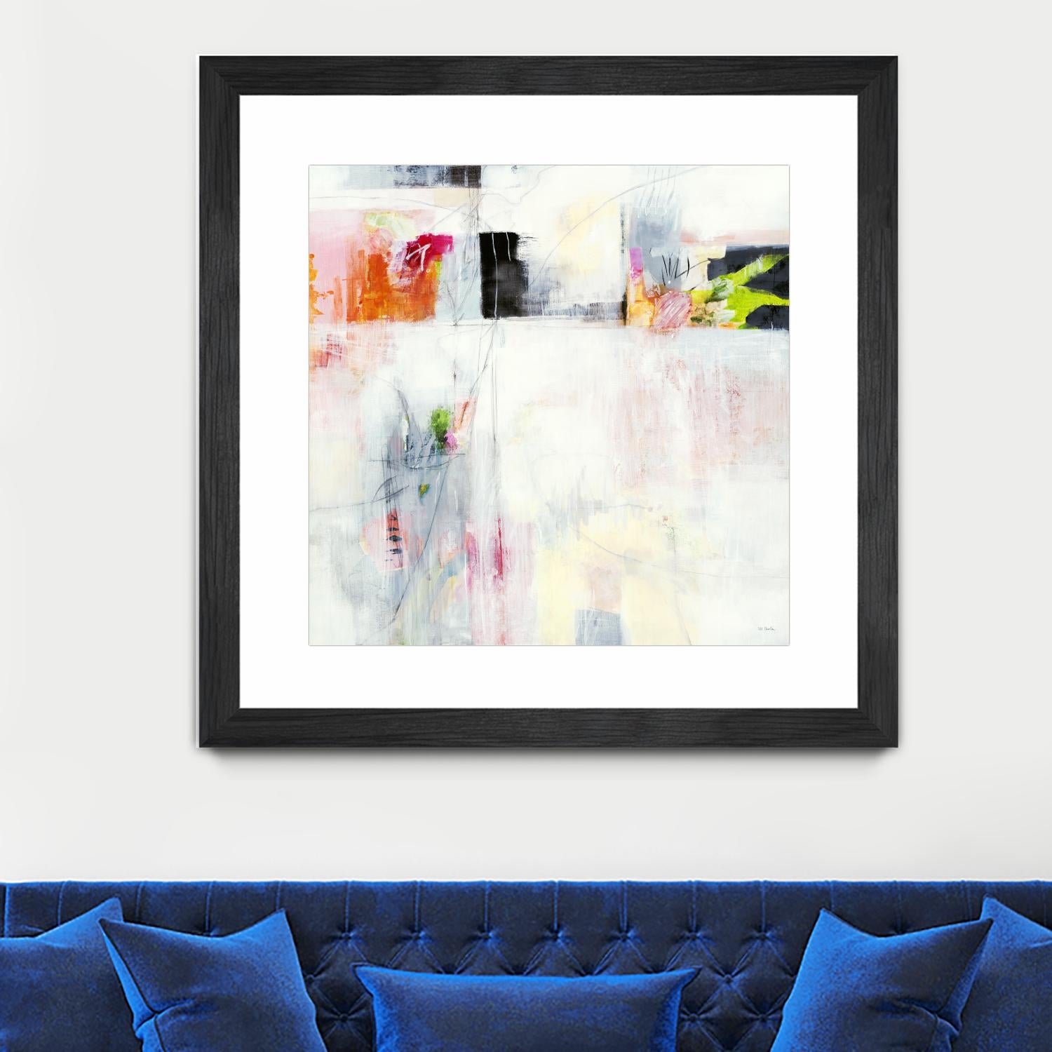 Looking by Jill Martin on GIANT ART - whites & creams abstract