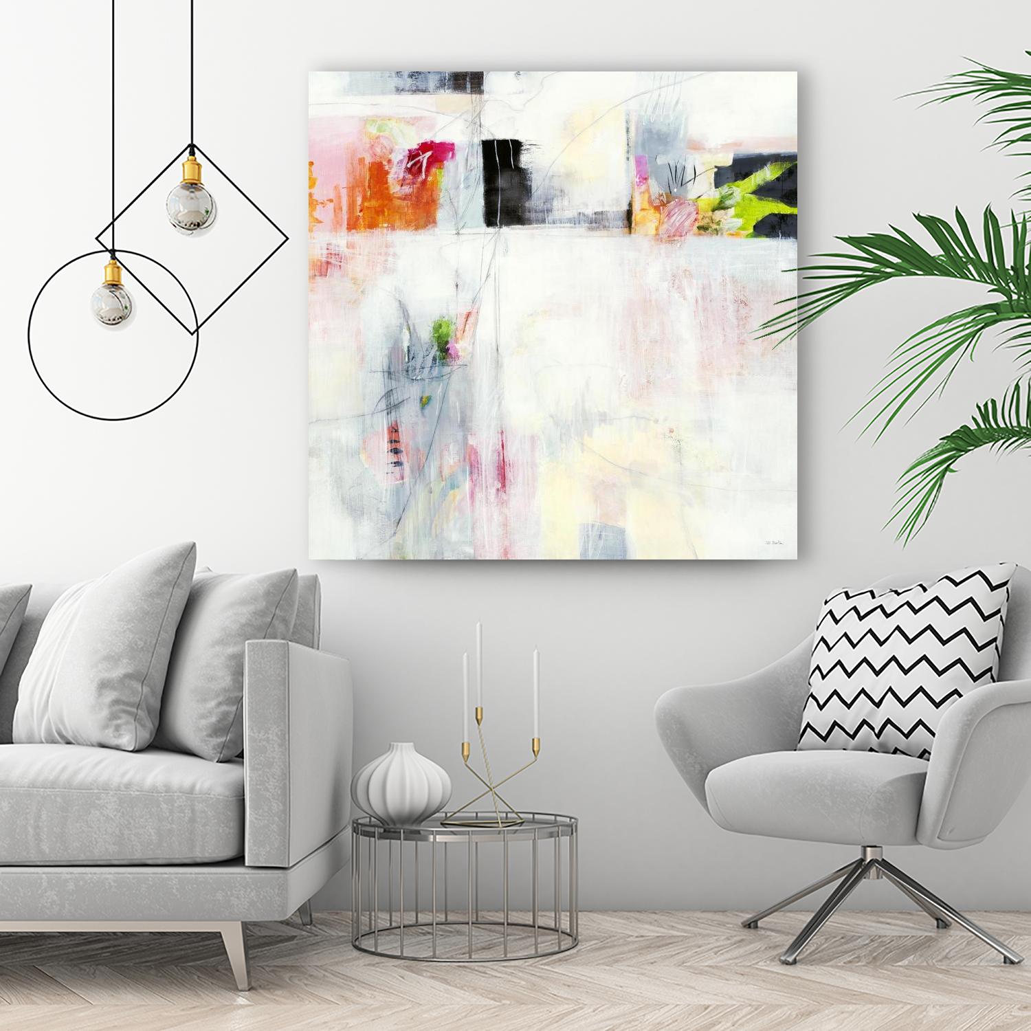 Looking by Jill Martin on GIANT ART - whites & creams abstract