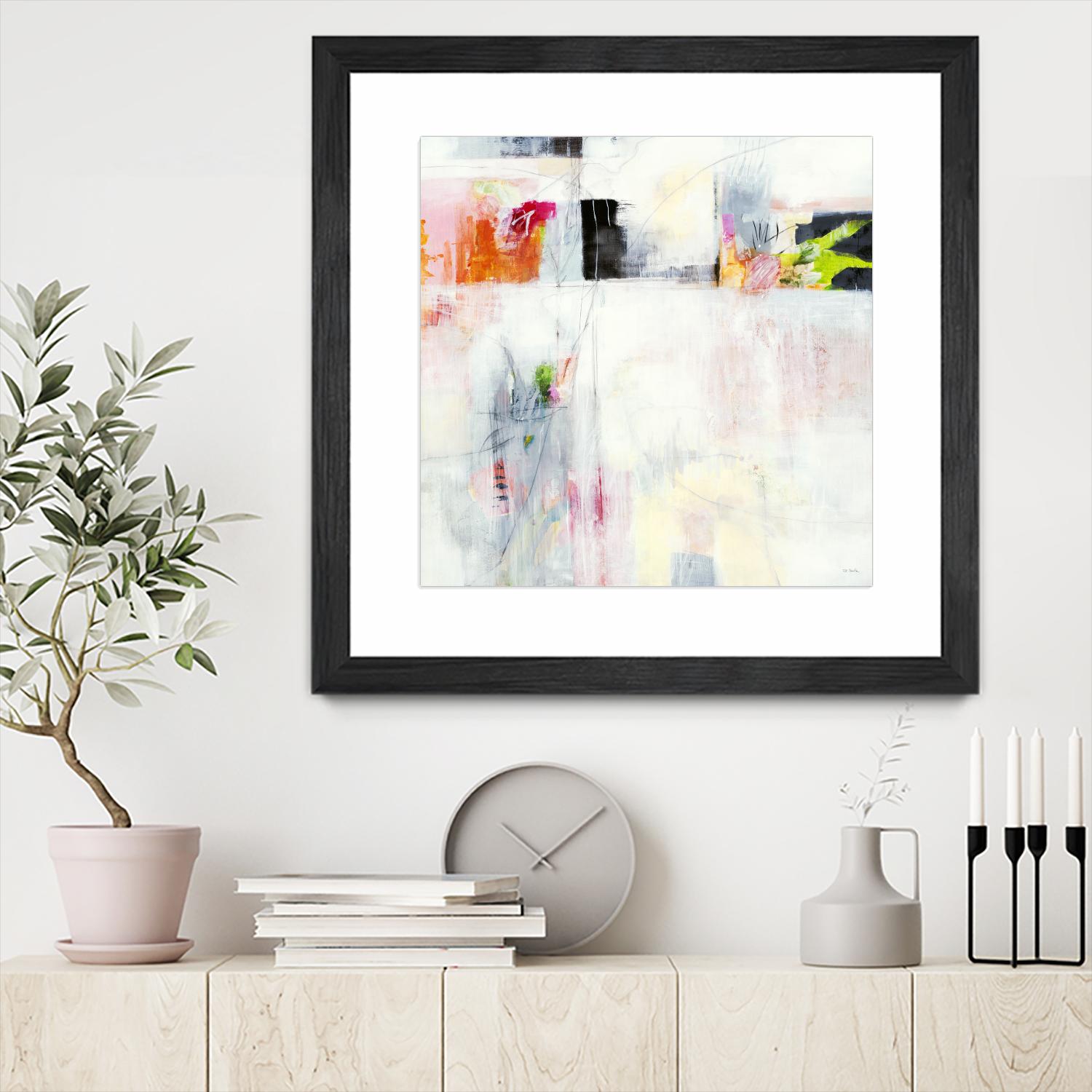 Looking by Jill Martin on GIANT ART - whites & creams abstract