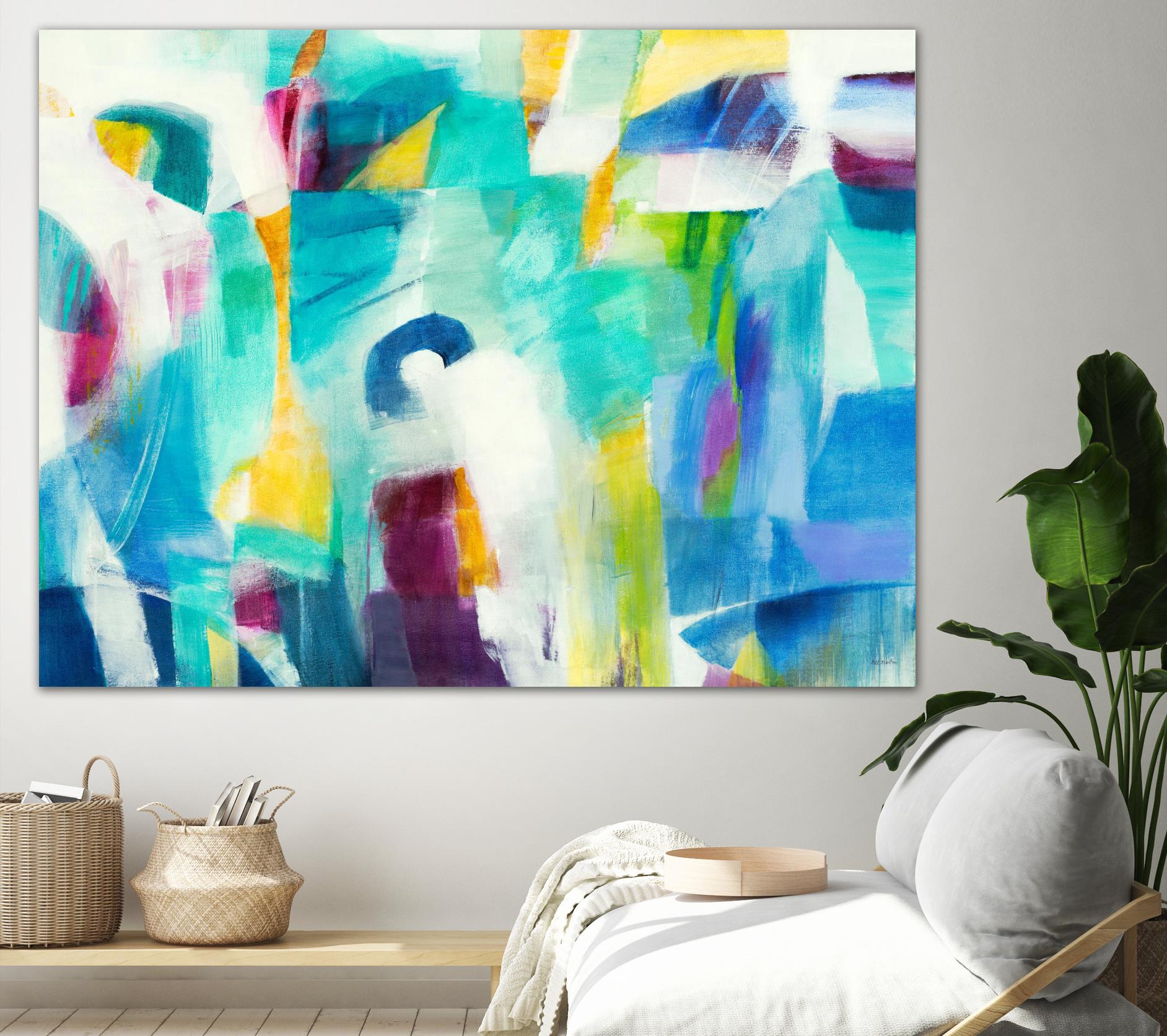 Checkmate by Jill Martin on GIANT ART - blues abstract blue